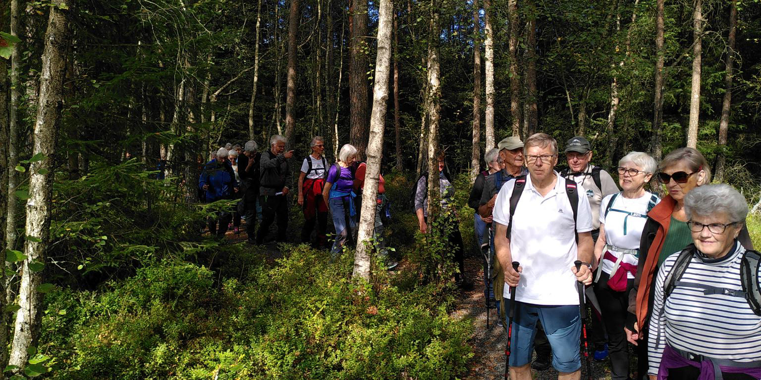 Turgruppe frå Hagerupshuset på Stord i september 2022.
