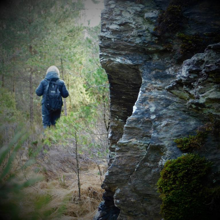 Også her inne finn du godbitar for den geologi-interesserte. Februar 2023.