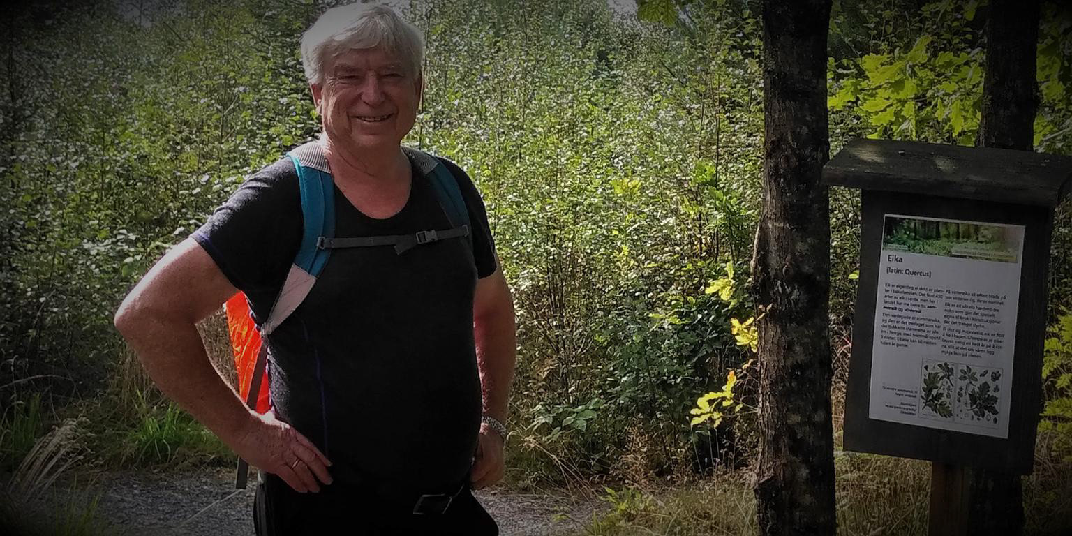 Kjell Vestrheim var dugande turleiar for gjengen.