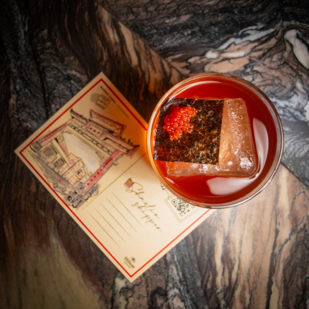 Presentación del menú de tragos de Alberto´s de Hilton Buenos Aires