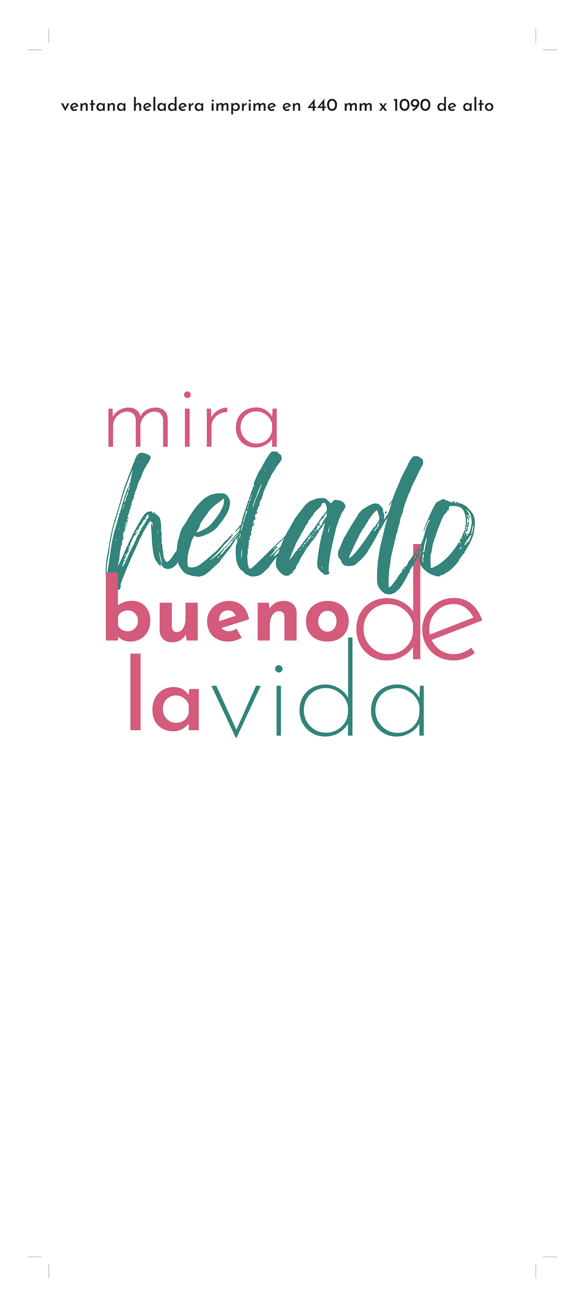 Frase para heladera