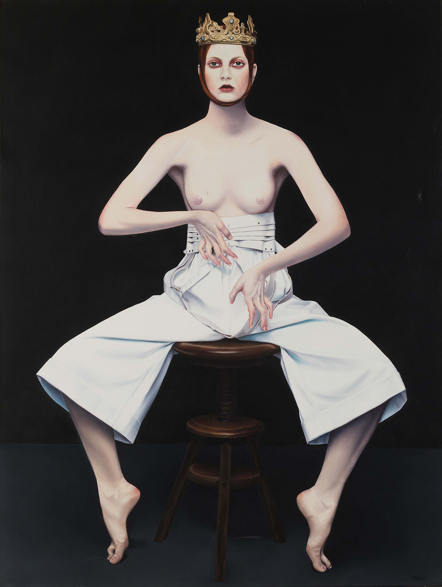 Reina Blanca -  Oleo sobre tela -  90 x 120 cm