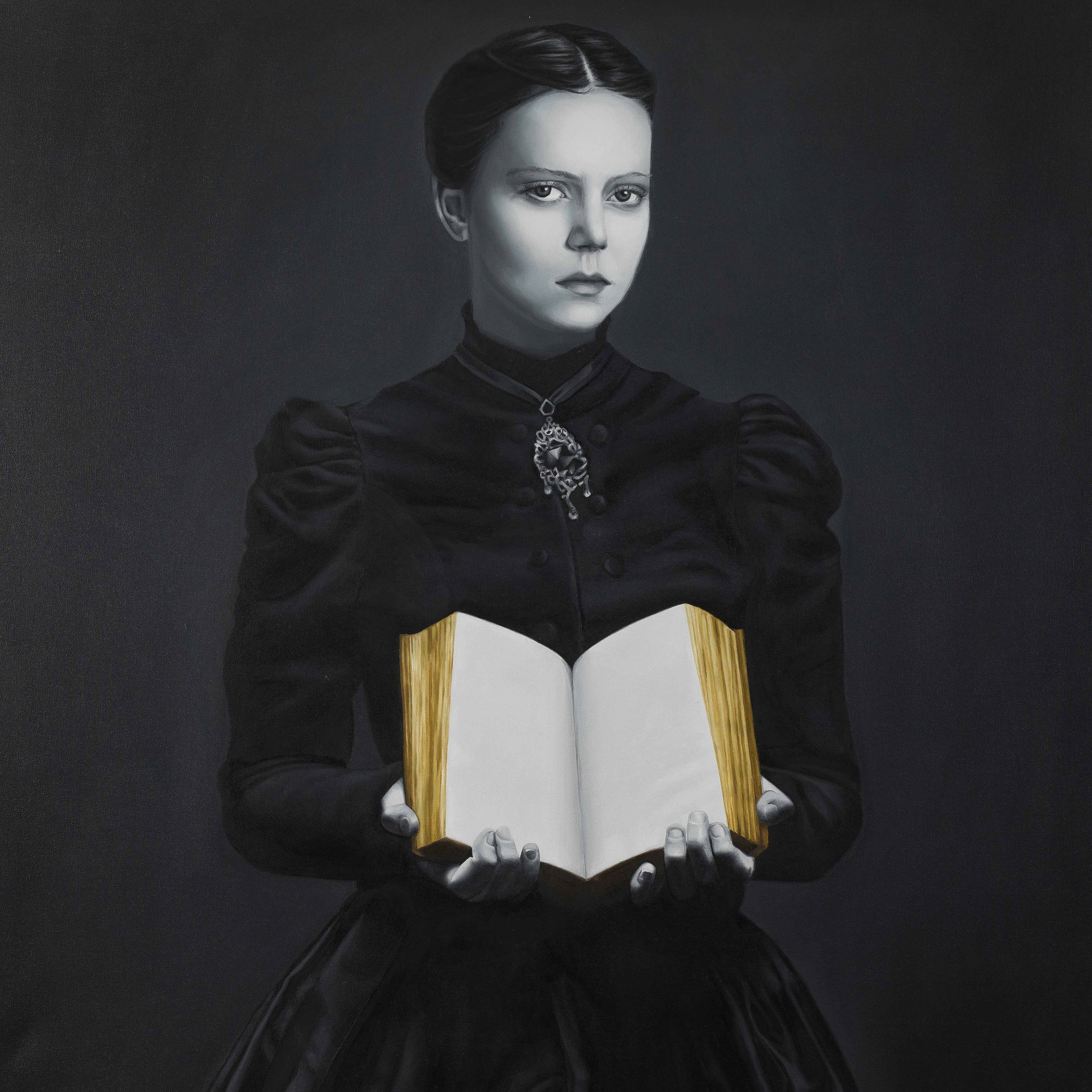 Faltan las Palabras - Oleo sobre tela - 90 x 90 cm