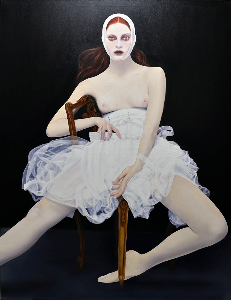 Bailarina - Oleo sobre tela - 90 x 120 cm