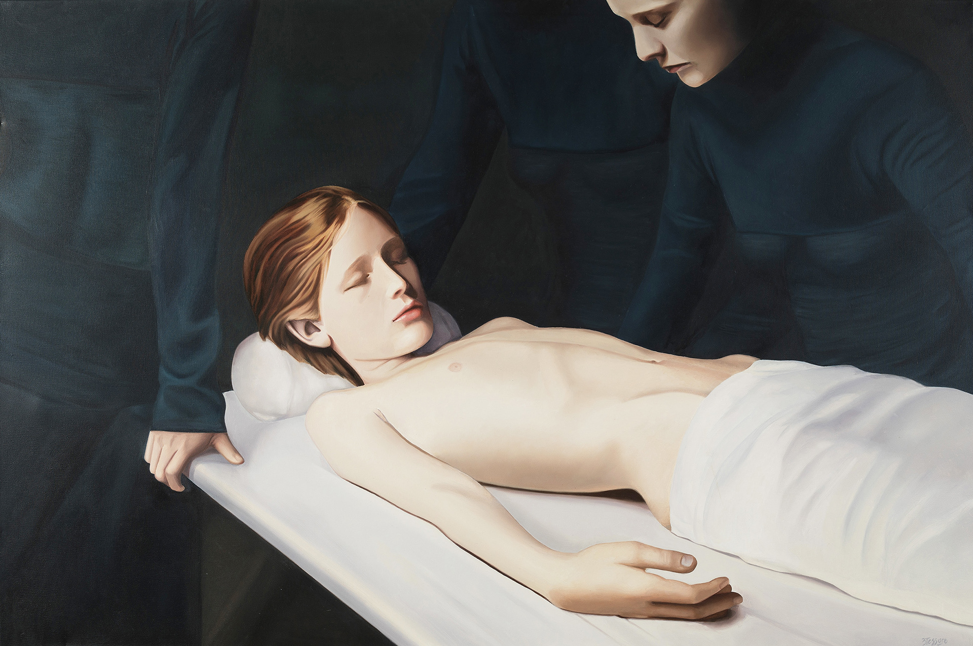 El Desperrtar - Oleo sobre tela - 150 x 100 cm