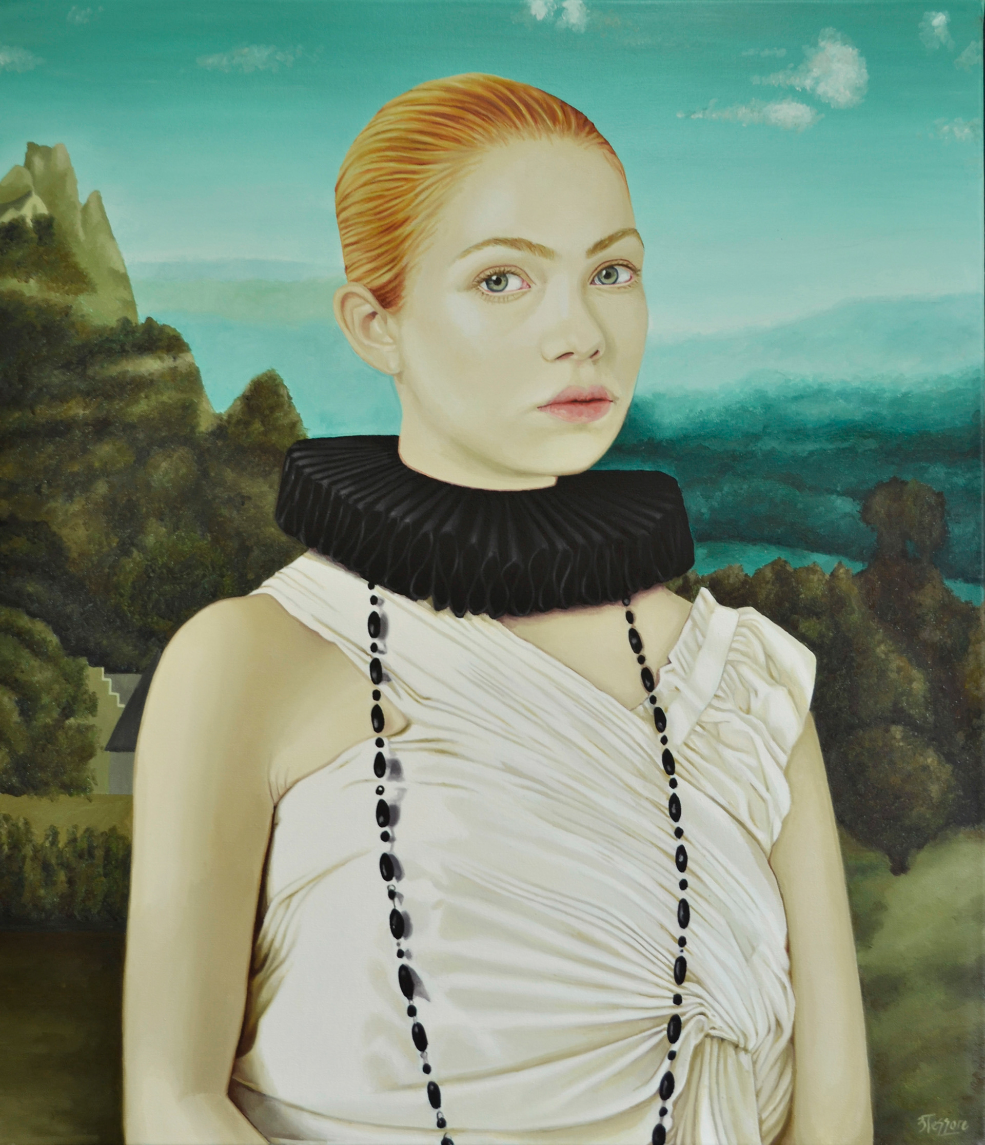 La Otra Yo -  Oleo sobre tela - 60 x 70 cm