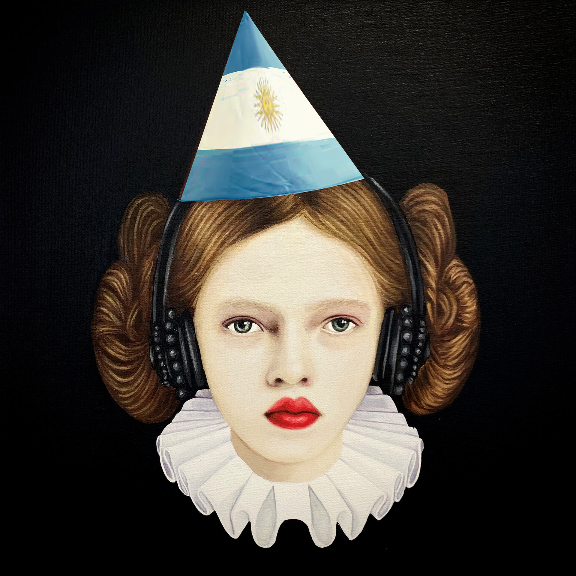Reina Argentina - Oleo sobre tela - 50 x 50 cm