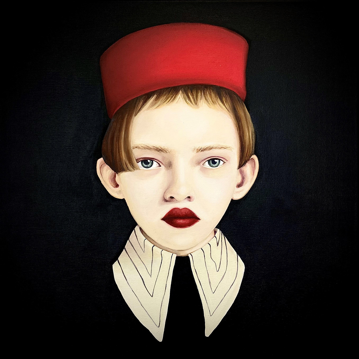 Reina Azafata - Oleo sobre tela - 50 x 50 cm
