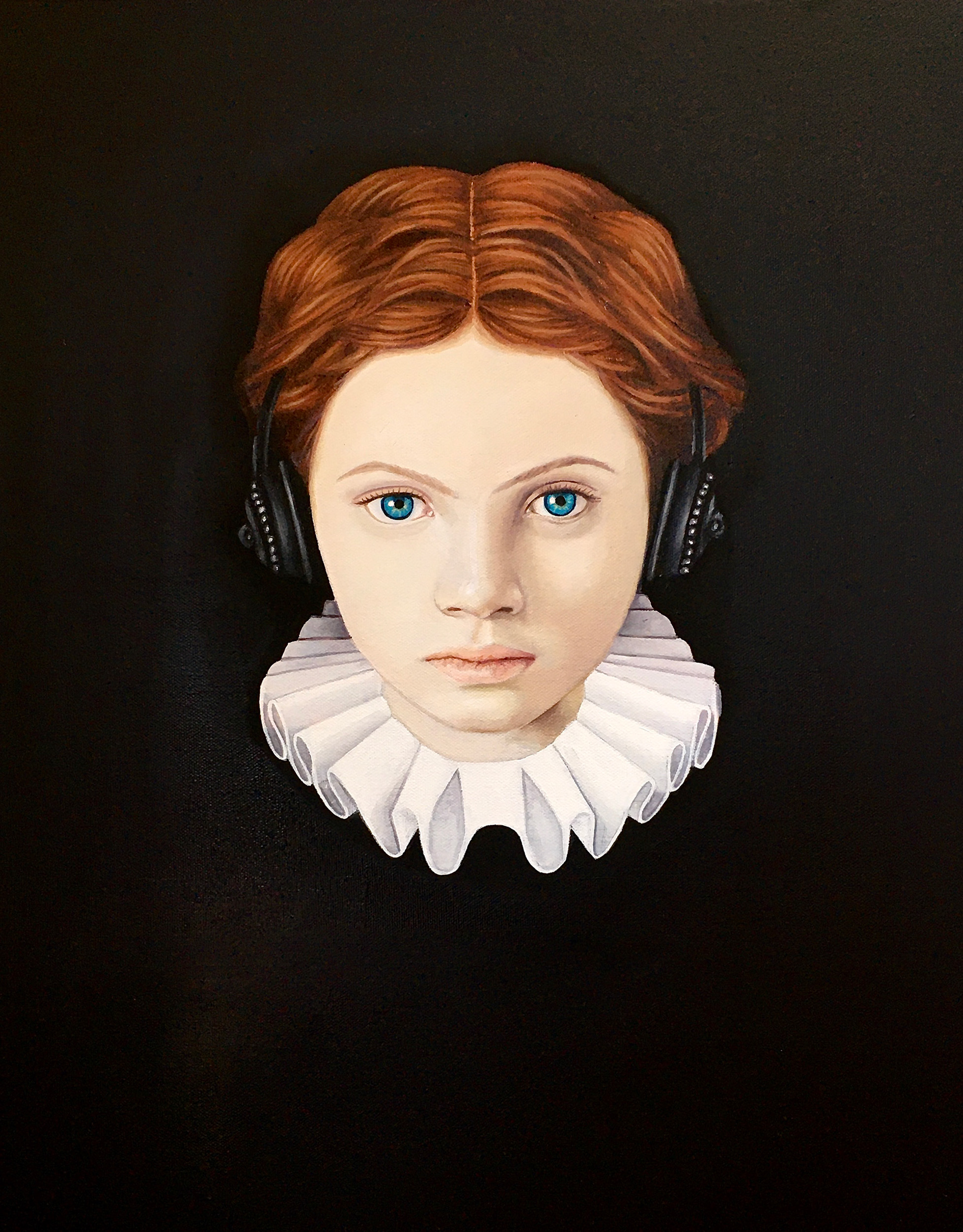 Reina Negra - Oleo sobre tela - 40 x 50 cm