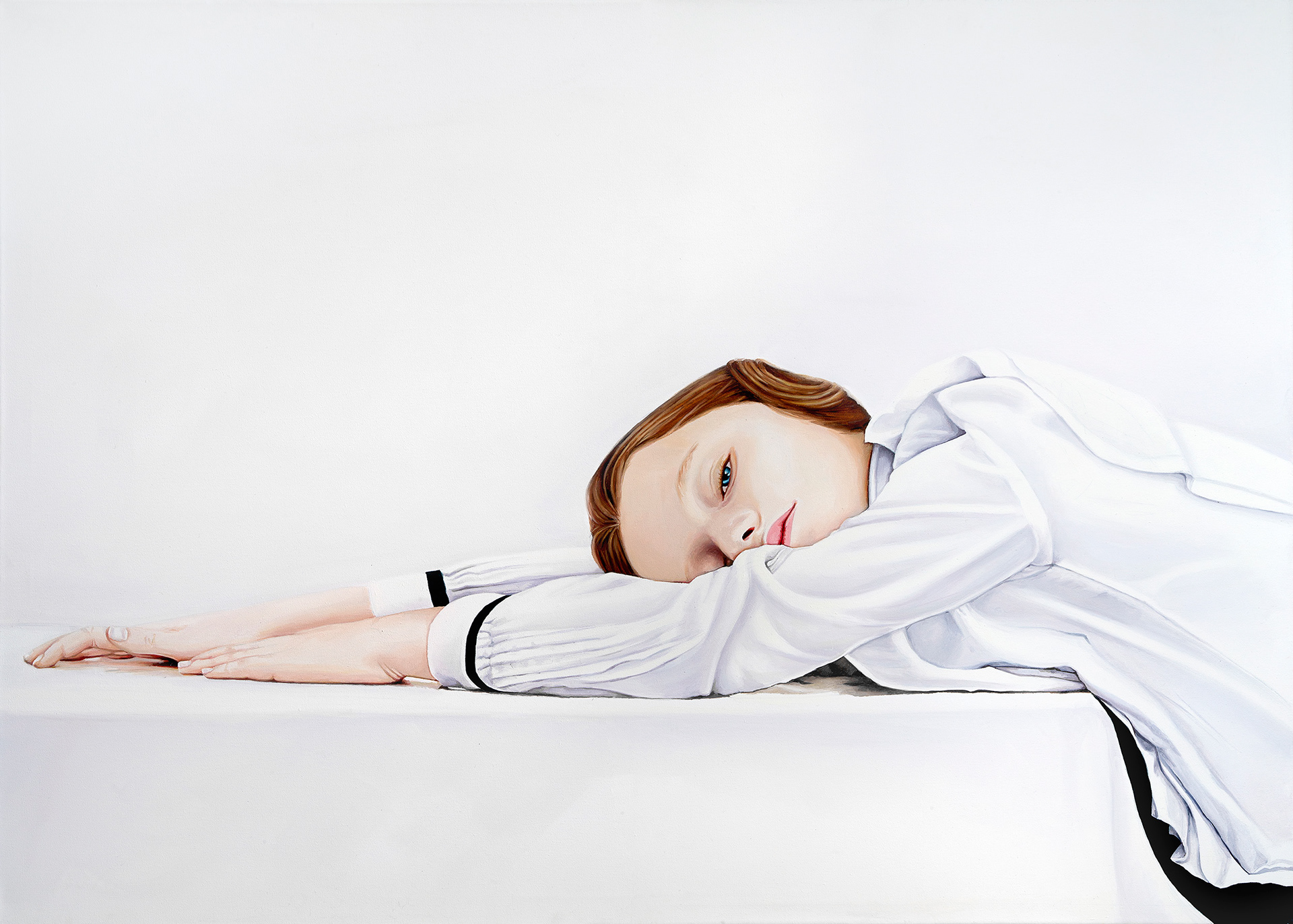 Reina Cansada - Oleo sobre tela - 120 x 90 cm