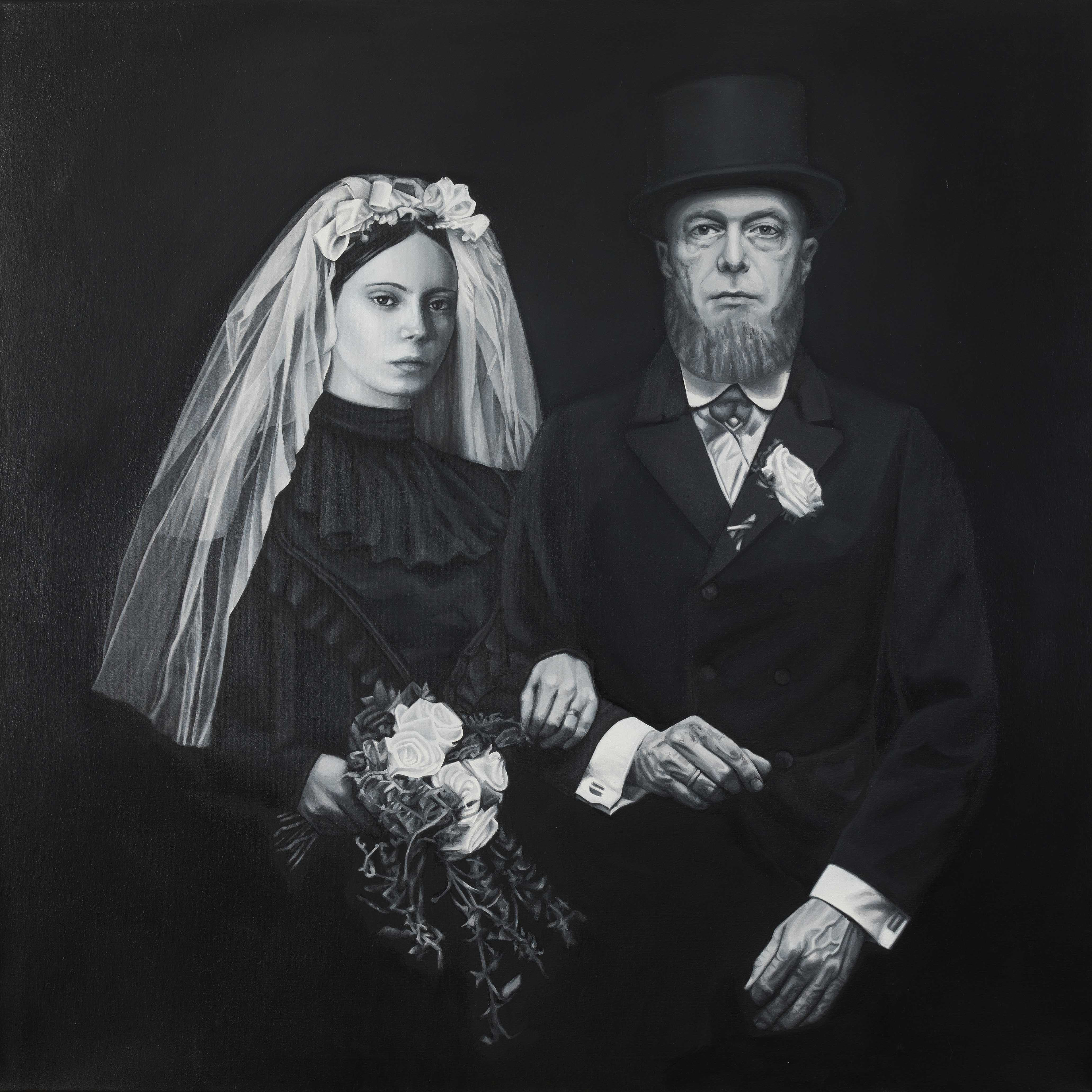 El Casamiento - Oleo sobre tela - 90 x 90 cm