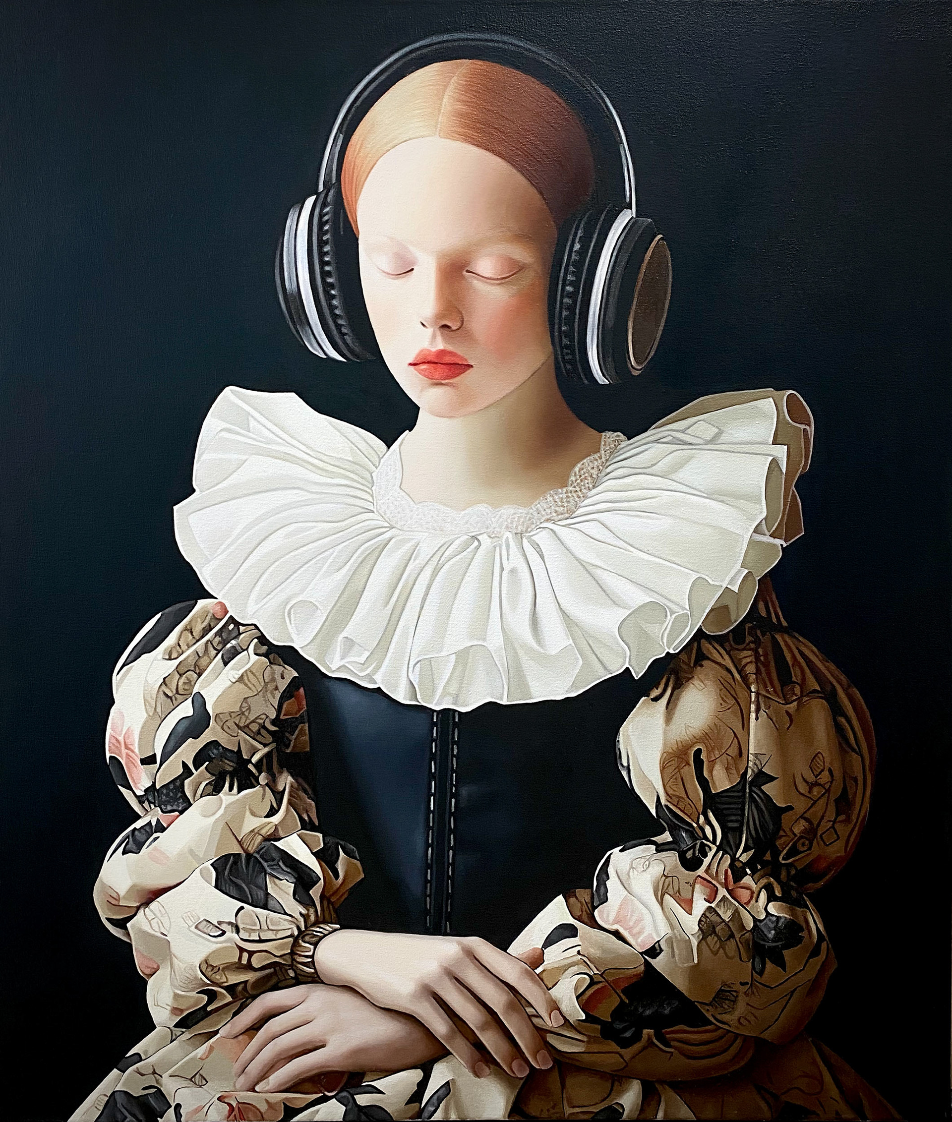 Reina de la Musica 2 - Oleo sobre tela - 60x70 cm