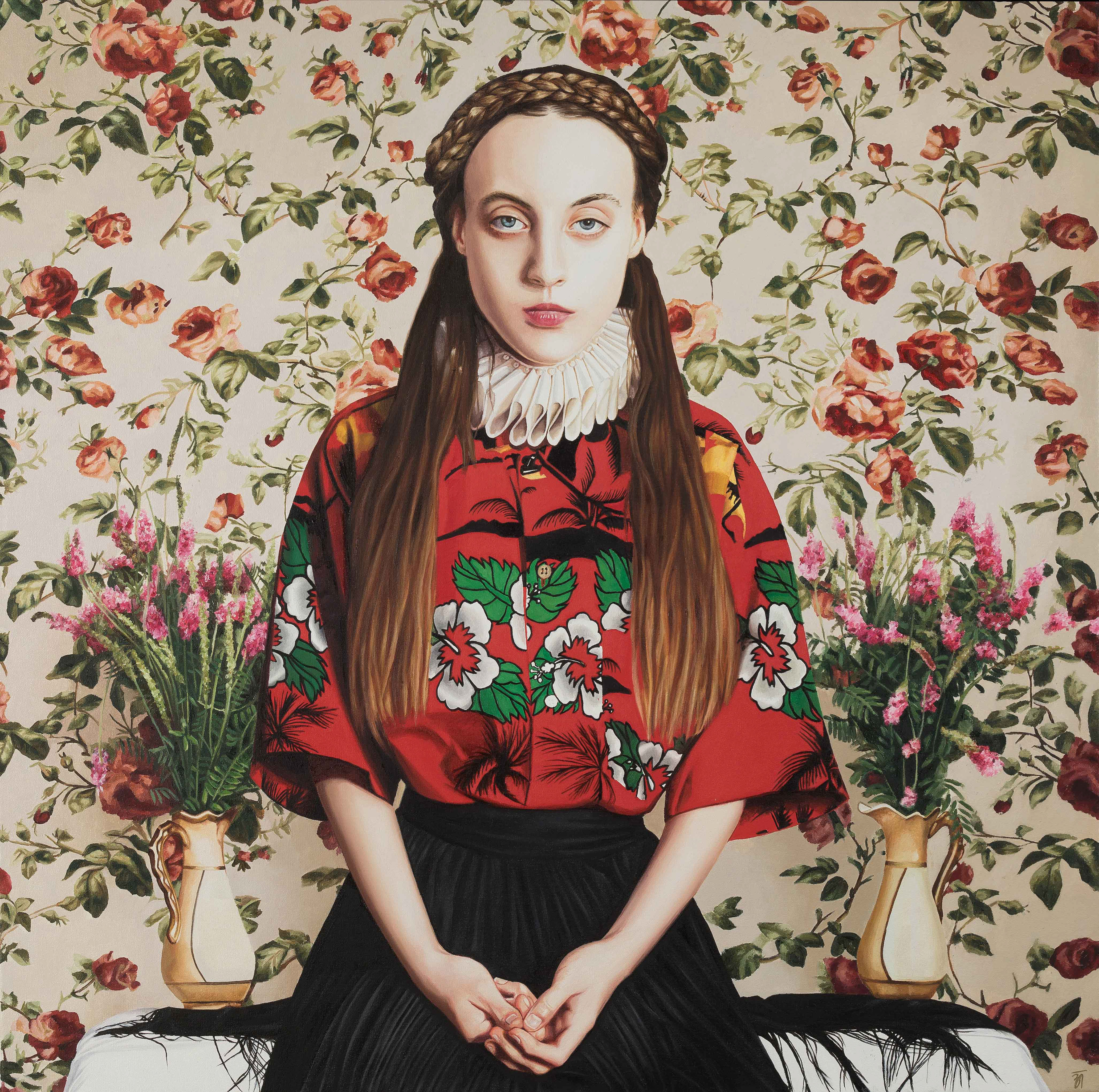 La Novia Florida - Oleo sobre tela - 90 x 90 cm