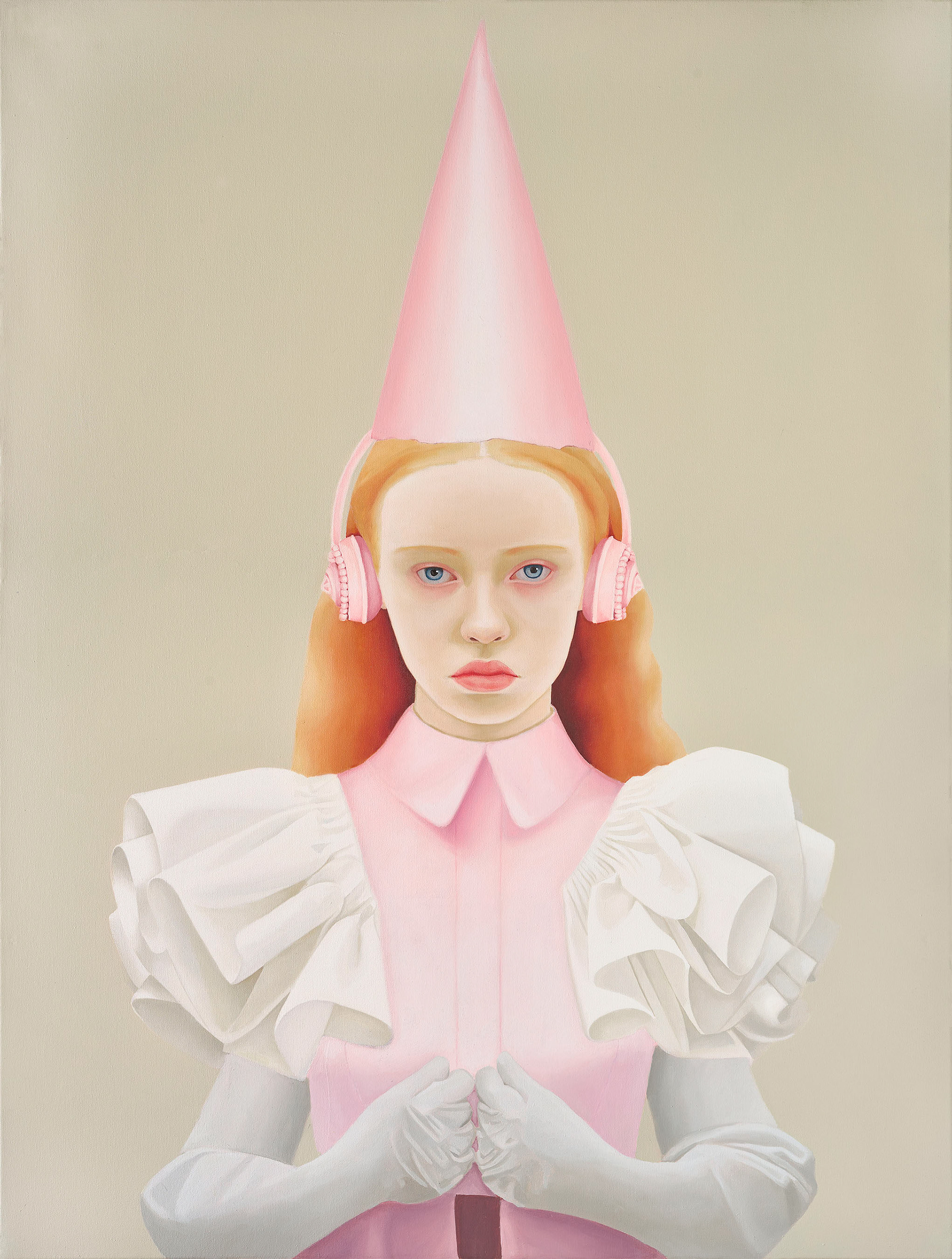 Reina Rosa - Oleo sobre tela - 90 x 120 cm
