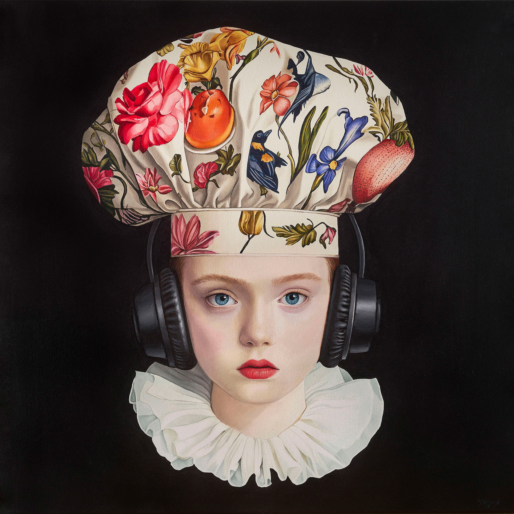 Reina Chef - Oleo sobre tela - 50 x 50 cm