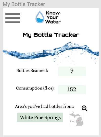 Bottle Tracker Page