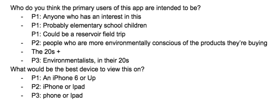 Navigation/User Survey Results