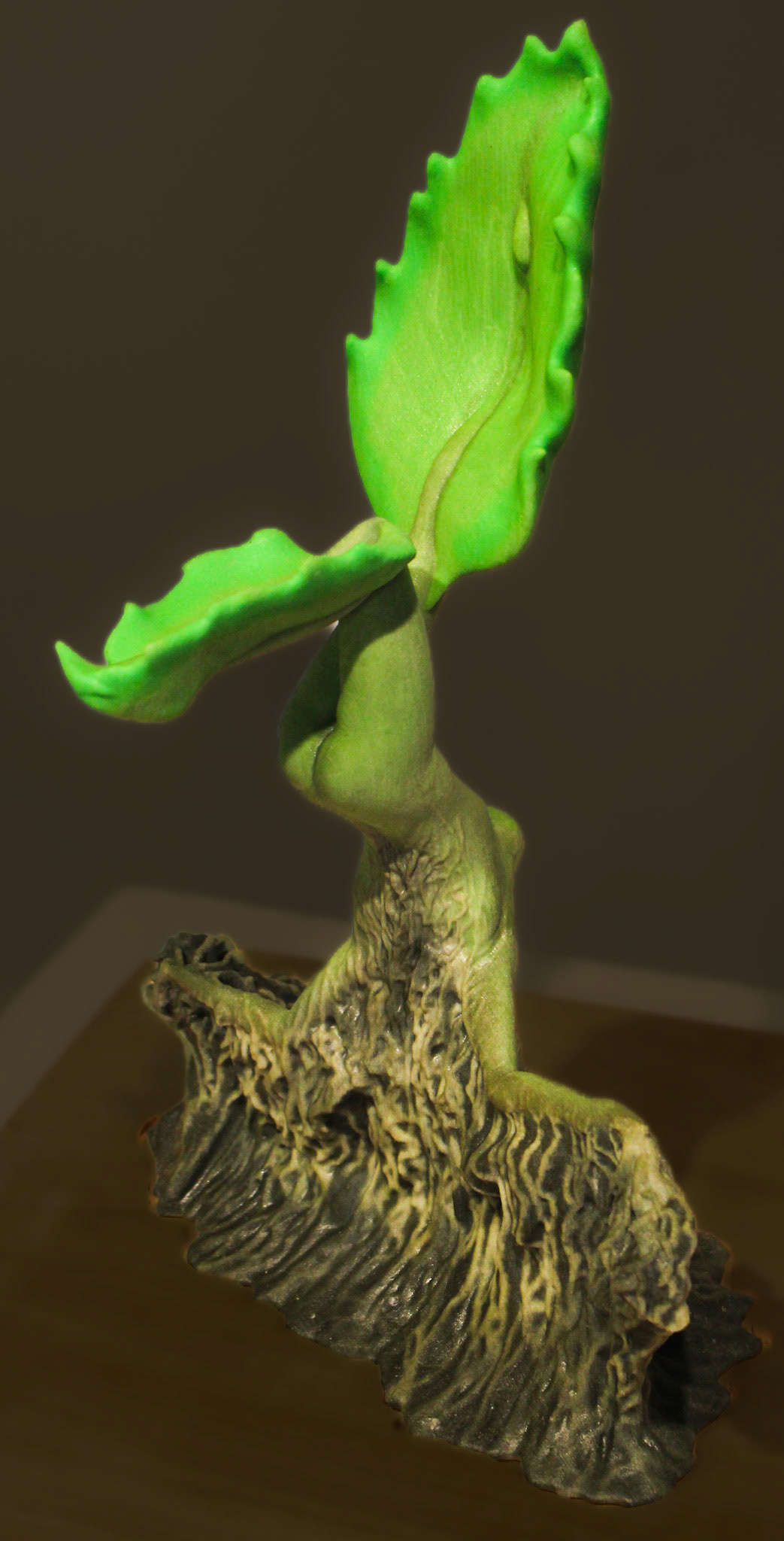 Joshua Killen, Green Woman 6.2, 2023, 3D printed gypsum