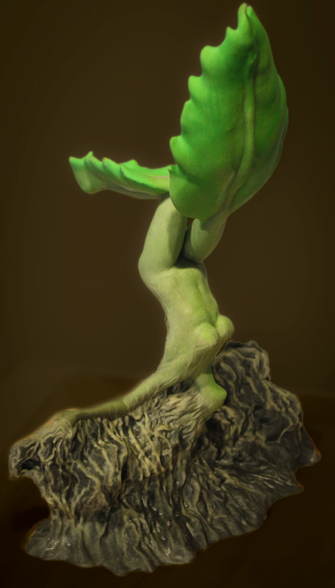 Joshua Killen, Green Woman 6.2, 2023, 3D printed gypsum