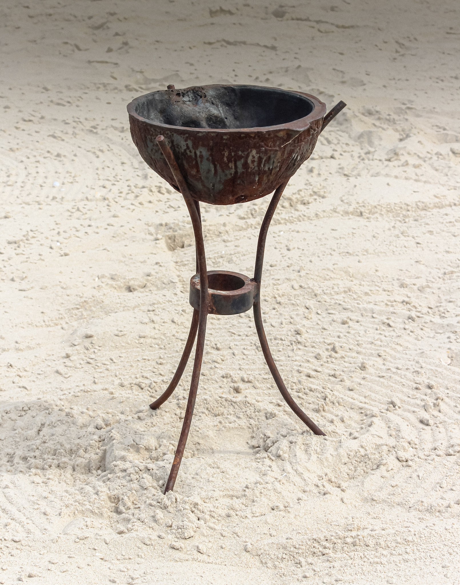 Saturn Devouring his Children, cast iron sculpture, 2019 