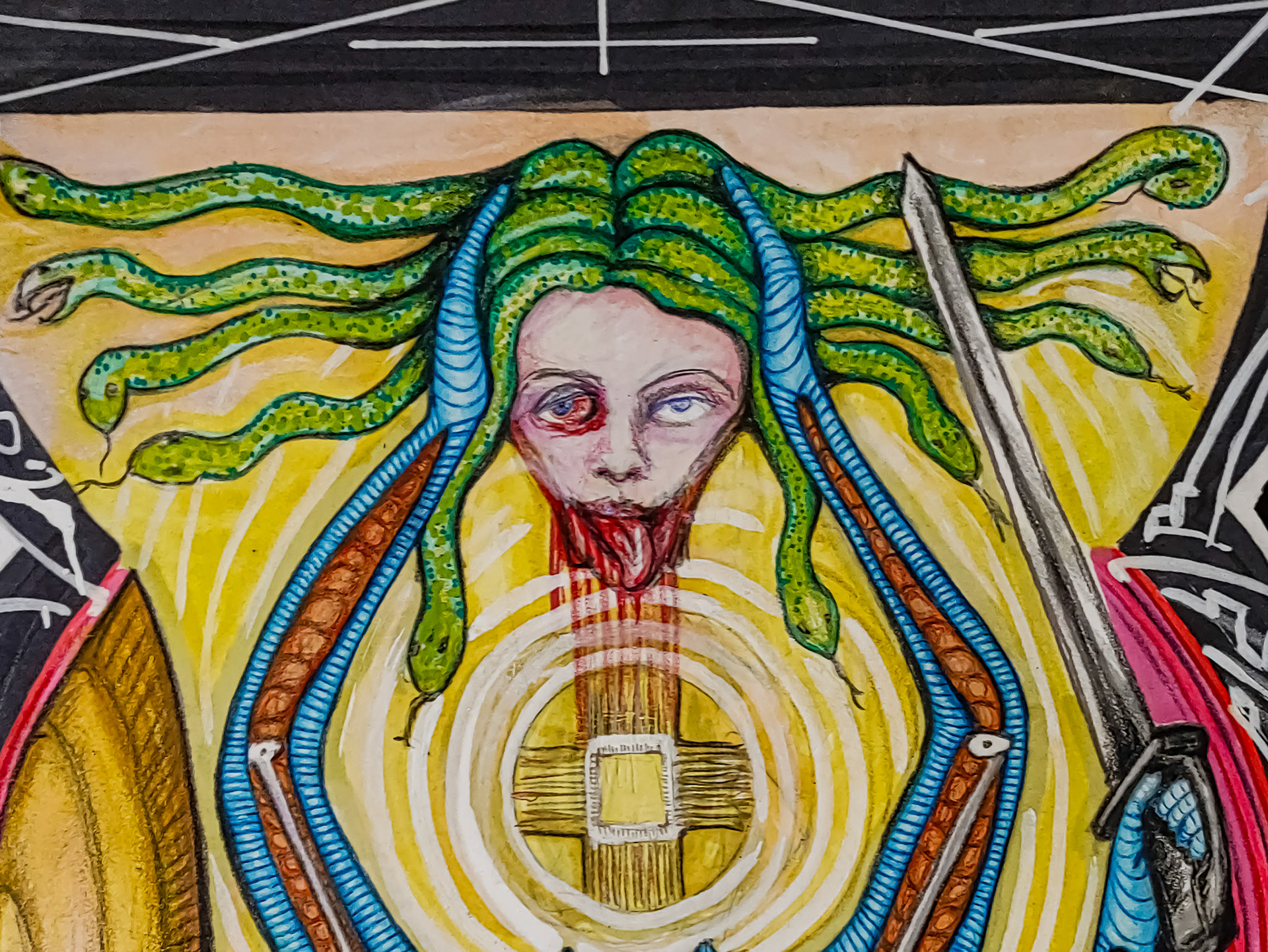 Joshua Killen, The Triumph of Machine Over Man (detail), 2022