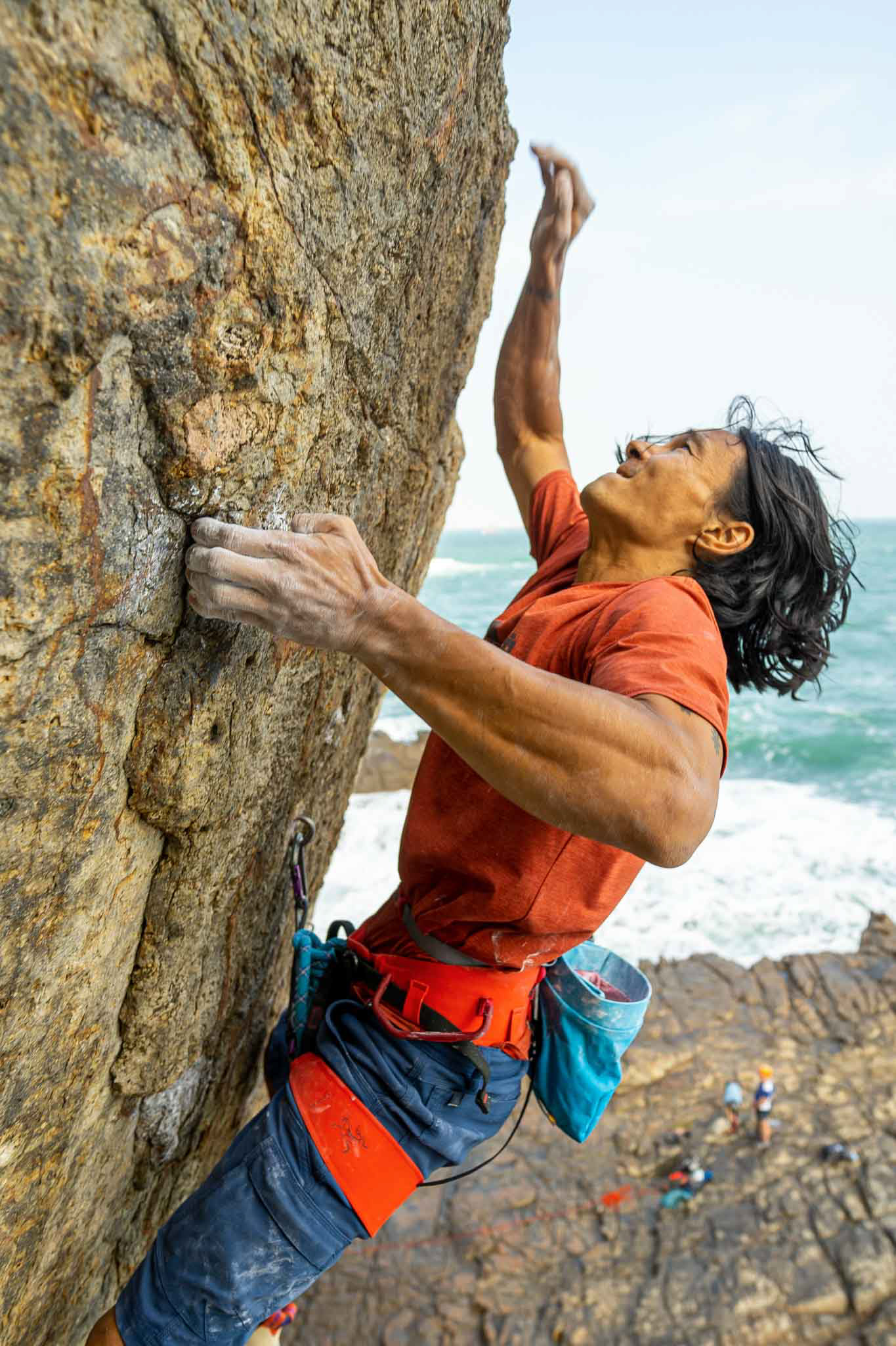 Bon on Dimple Face 7b+