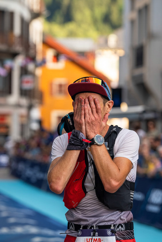 emotions at the finish line