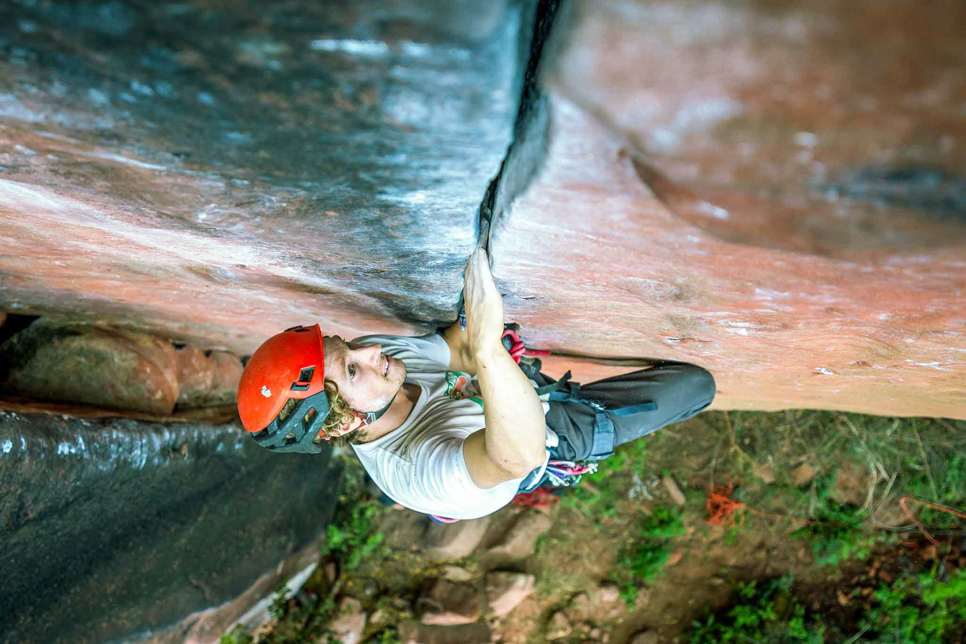 Dave on Ding Dong crack, a local classic