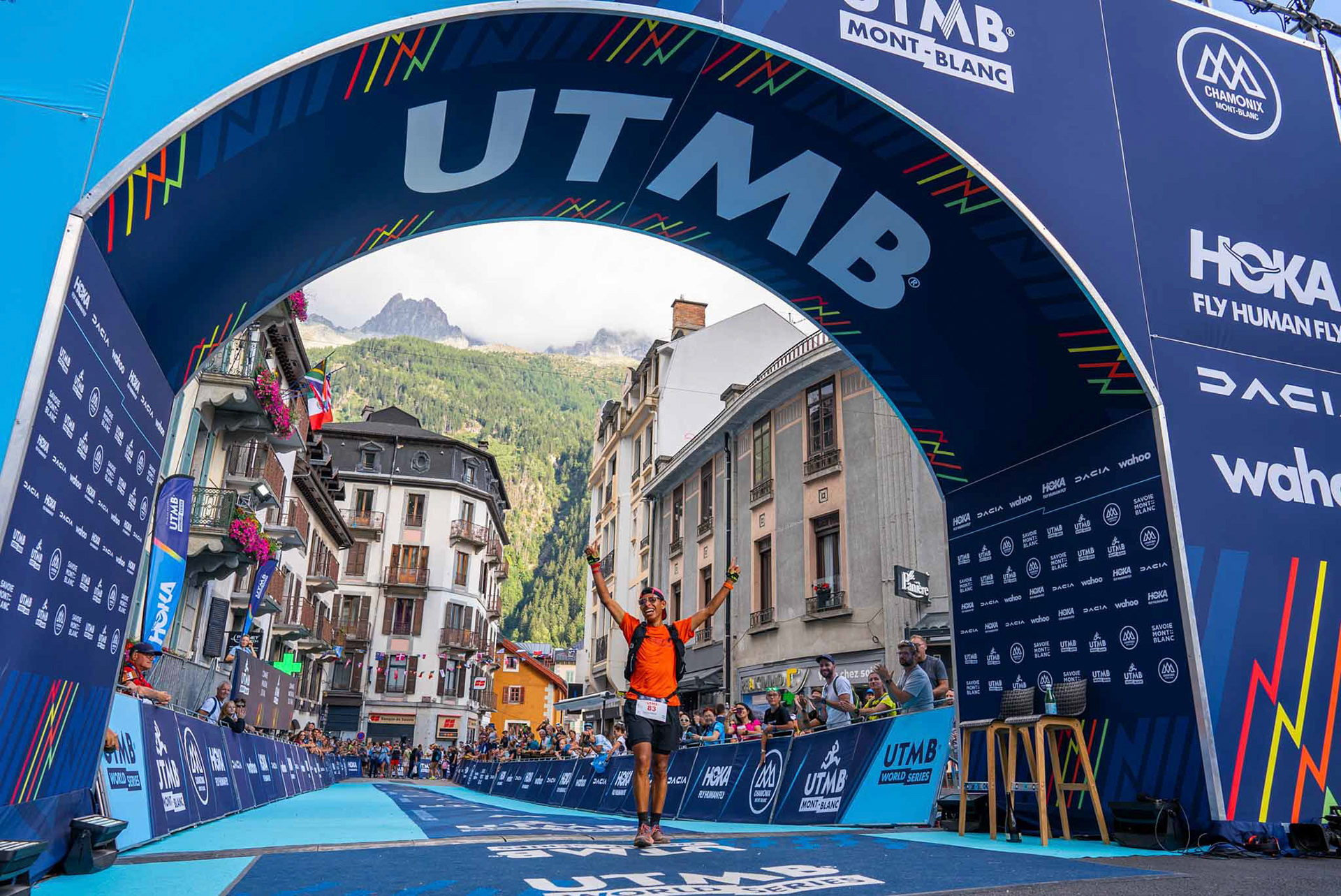 UTMB finish line