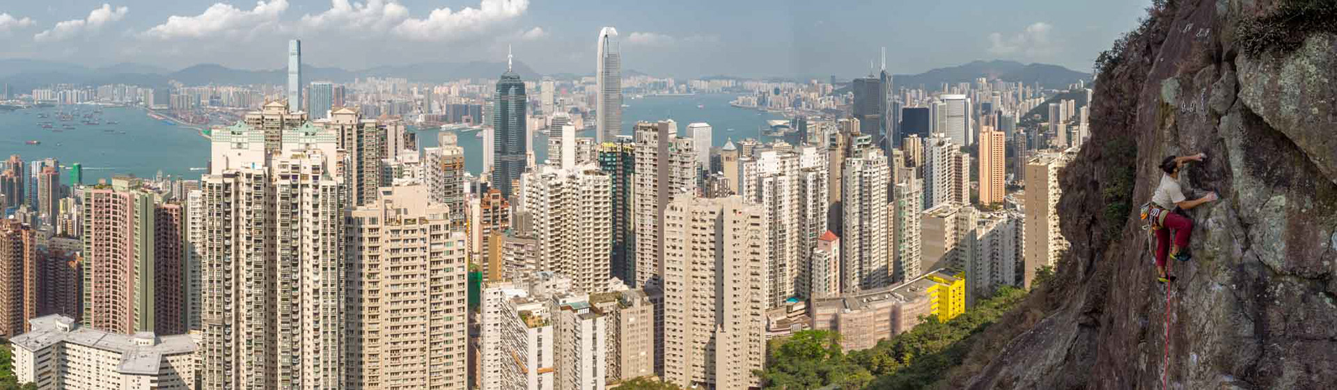 Central crag in Hong Kong