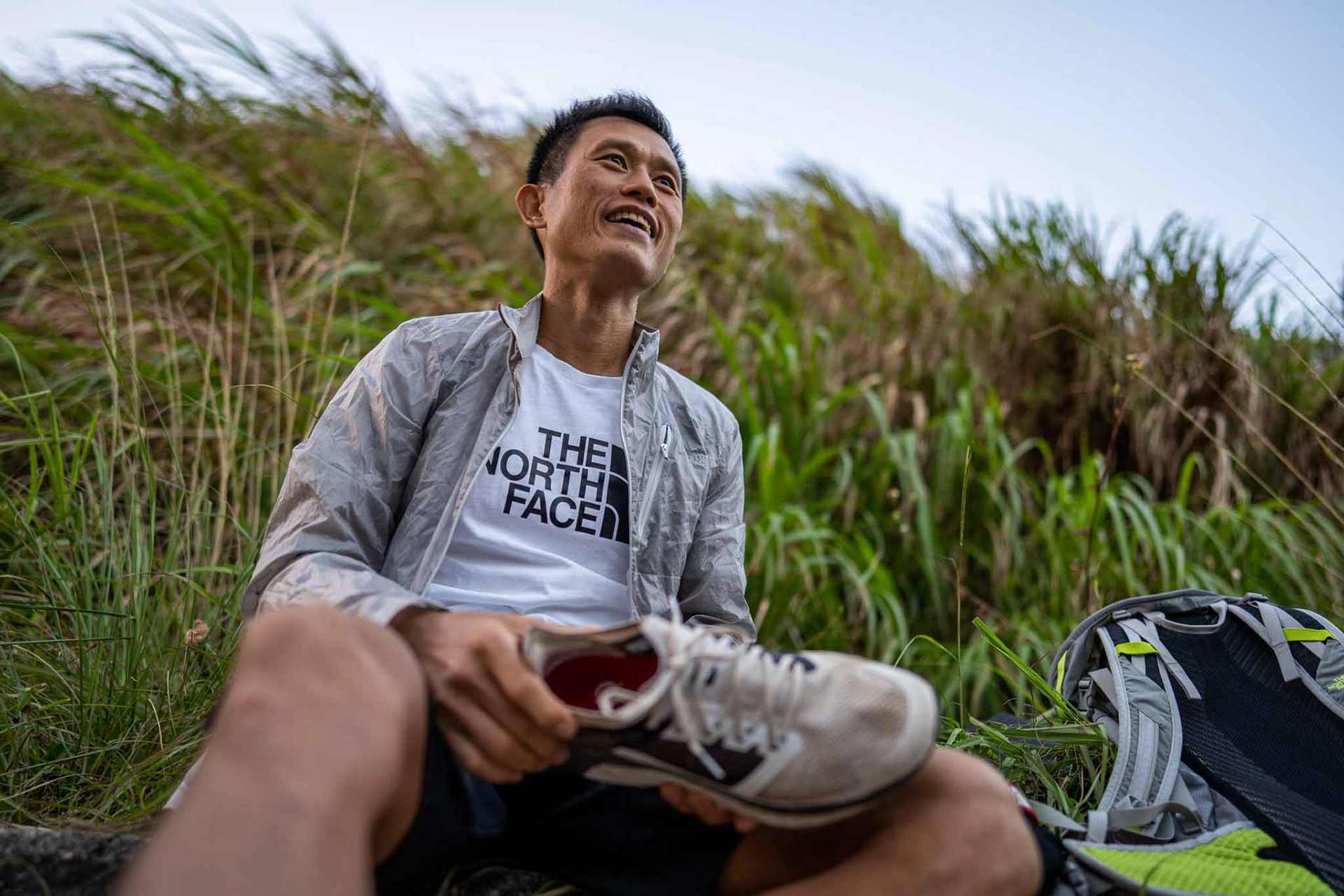 Stone after finishing Wilson trail in under 10 hours