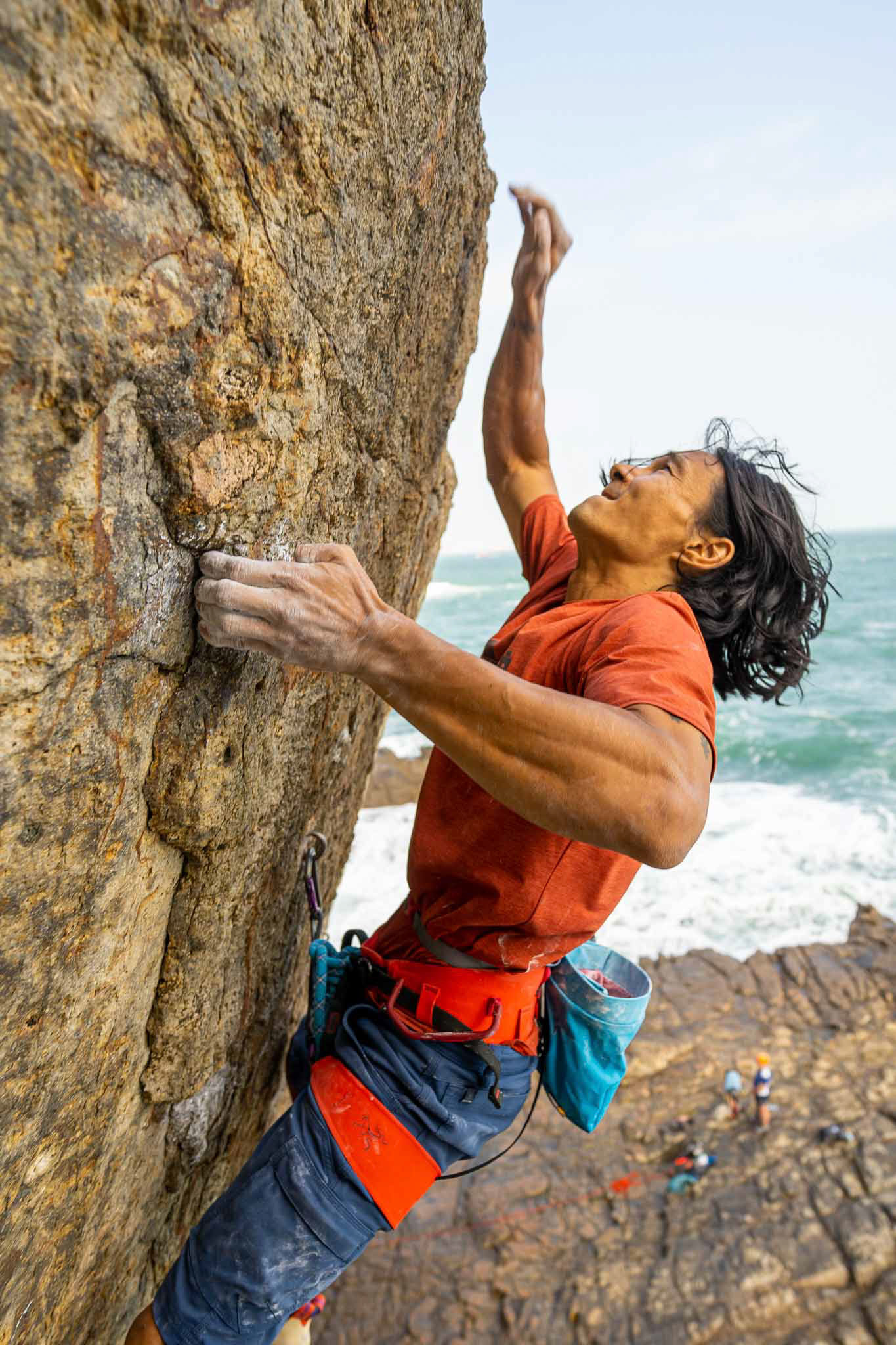 Bon on Dimple Face 7b+