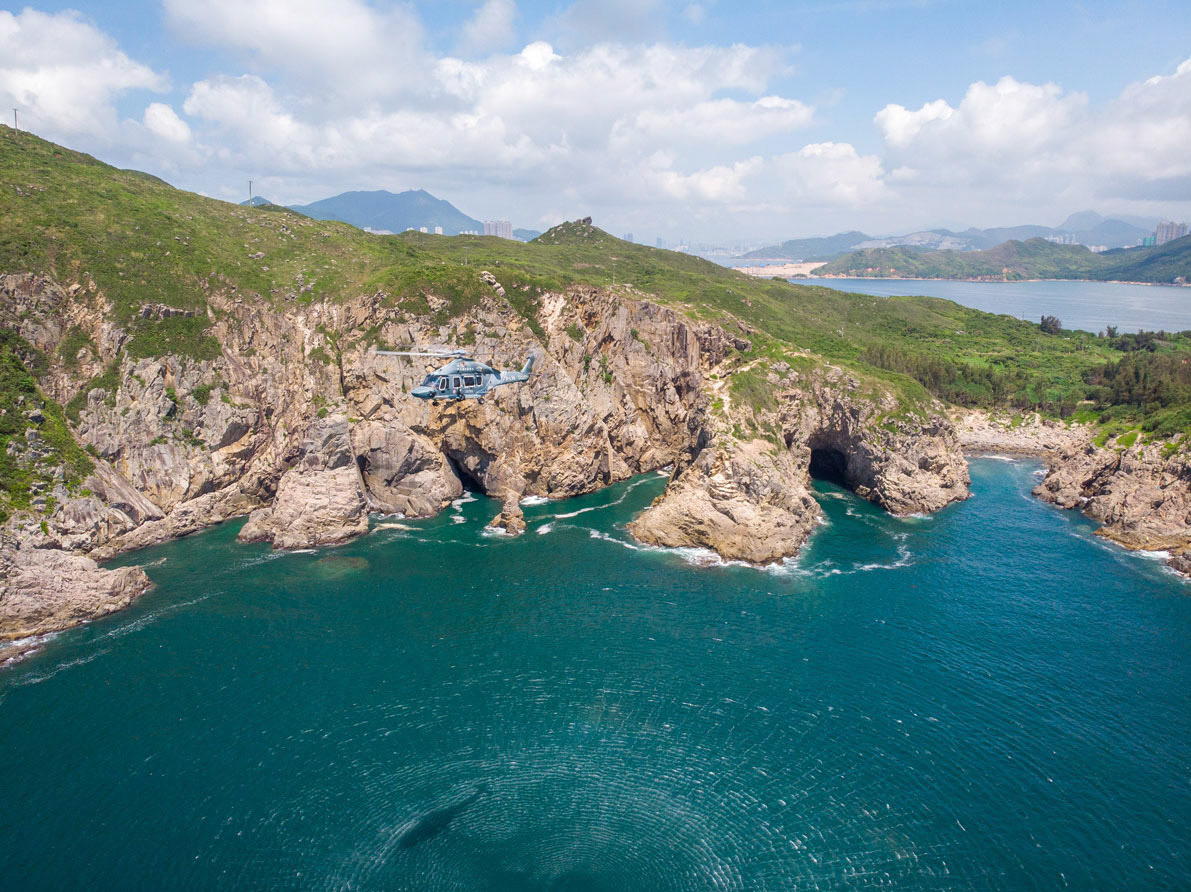Rescue training at Tung Lung