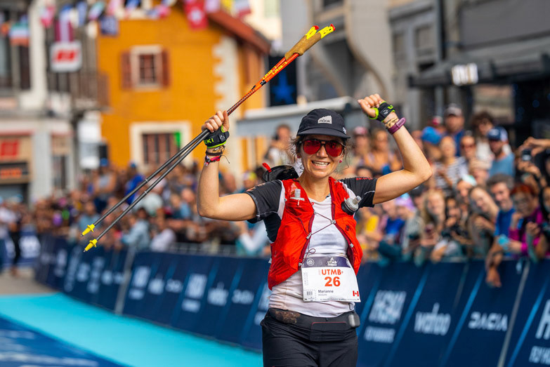 finish line of UTMB