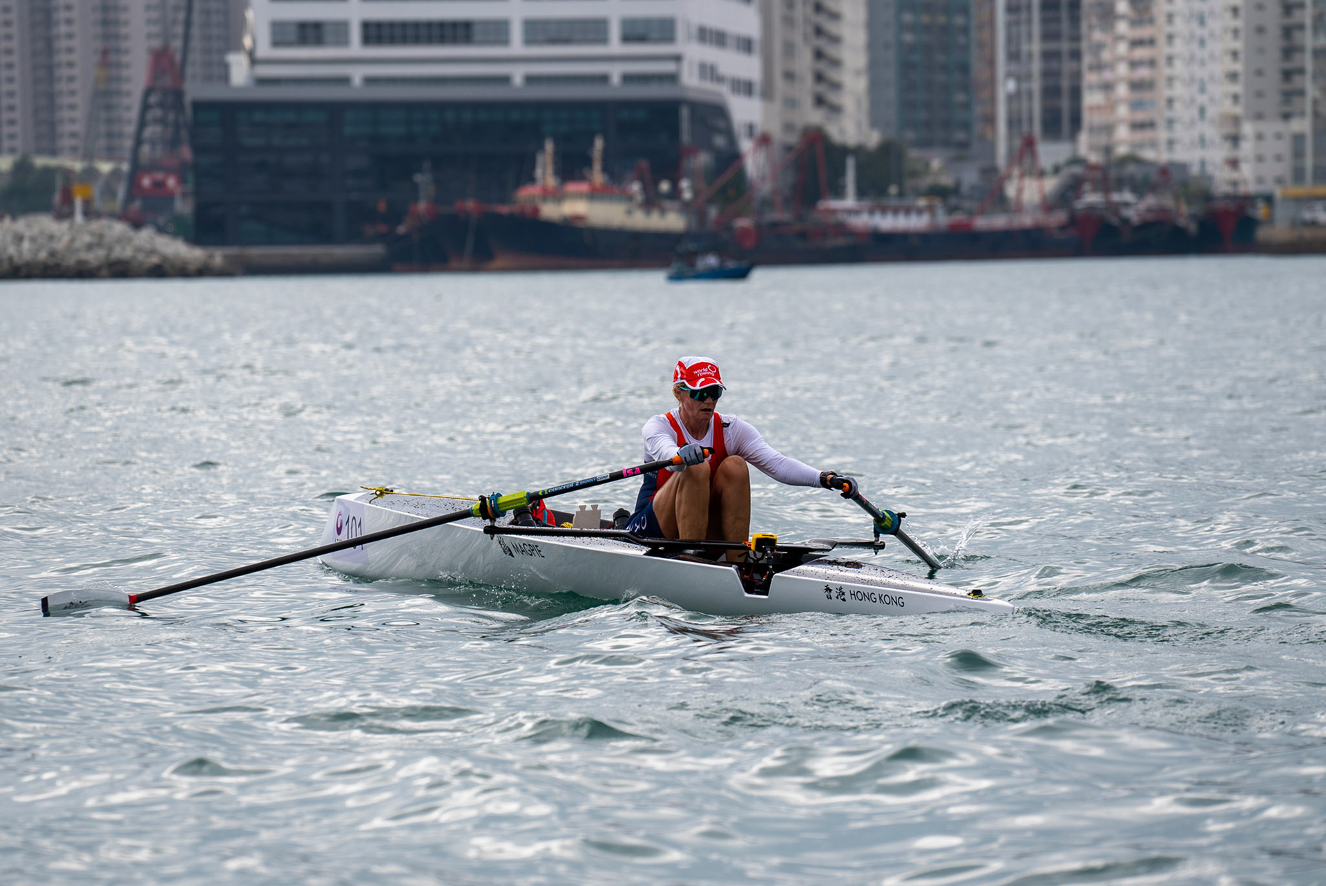 rowing around Hong Kong Island, RHKYC