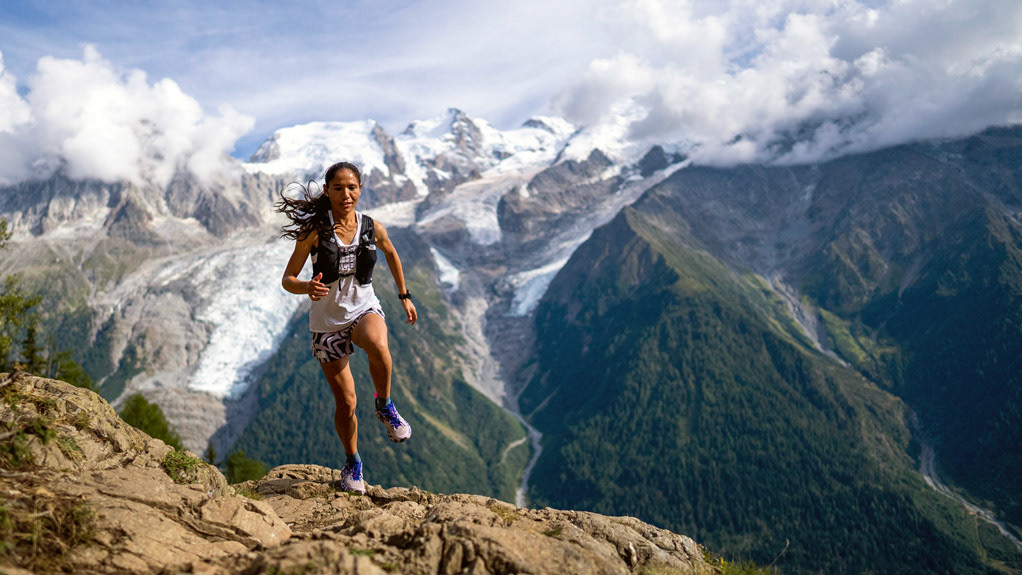 Sunmaya trainging before the race at Chamonix