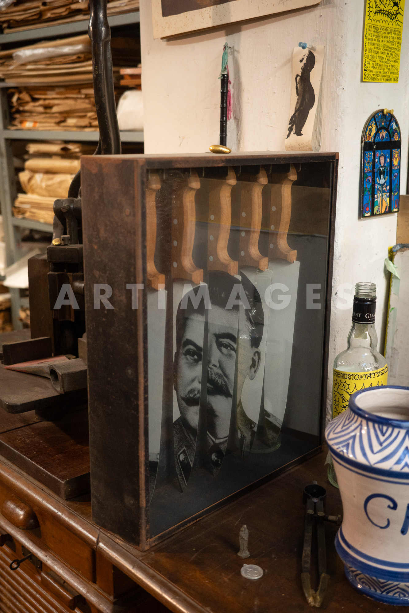 Kounellis, Litografia Bulla