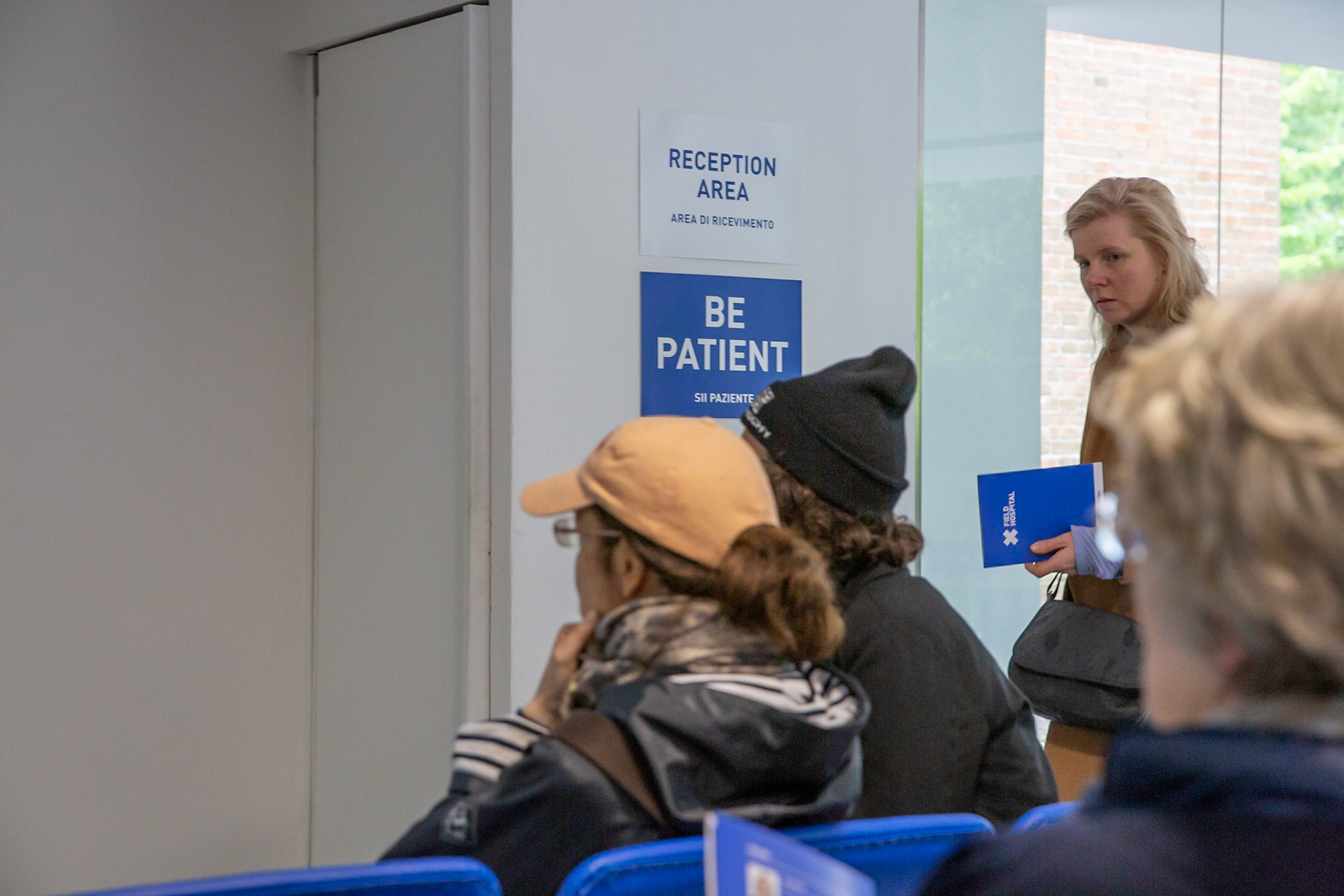 Israel Pavilion - Field Hospital X - Commissioner: Michael Gov, Arad Turgeman.Curator: Avi Lubin.Exhibitor: Aya Ben Ron. - La Biennale International art exhibition 58