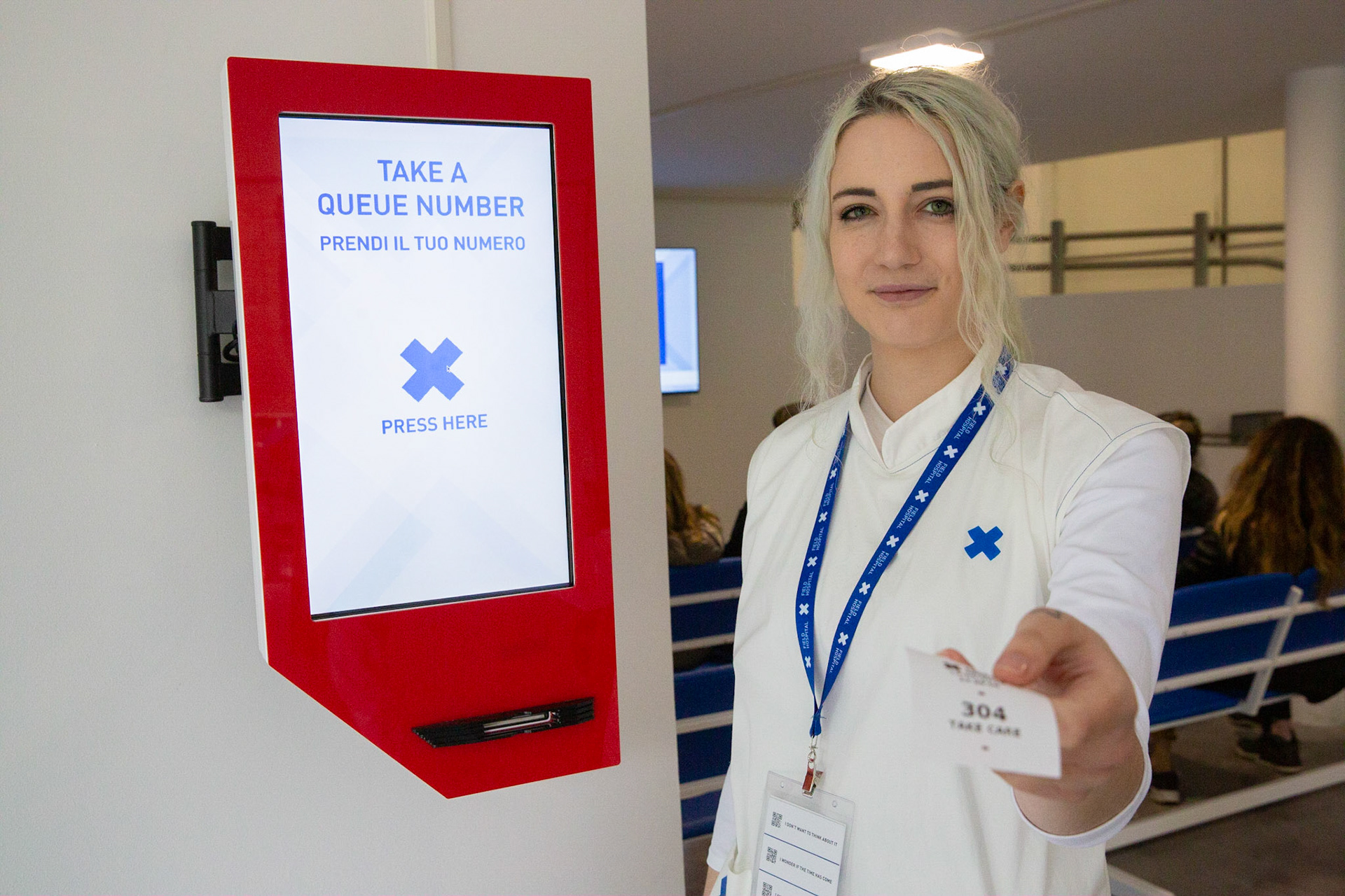 Israel Pavilion - Field Hospital X - Commissioner: Michael Gov, Arad Turgeman.Curator: Avi Lubin.Exhibitor: Aya Ben Ron. - La Biennale International art exhibition 58