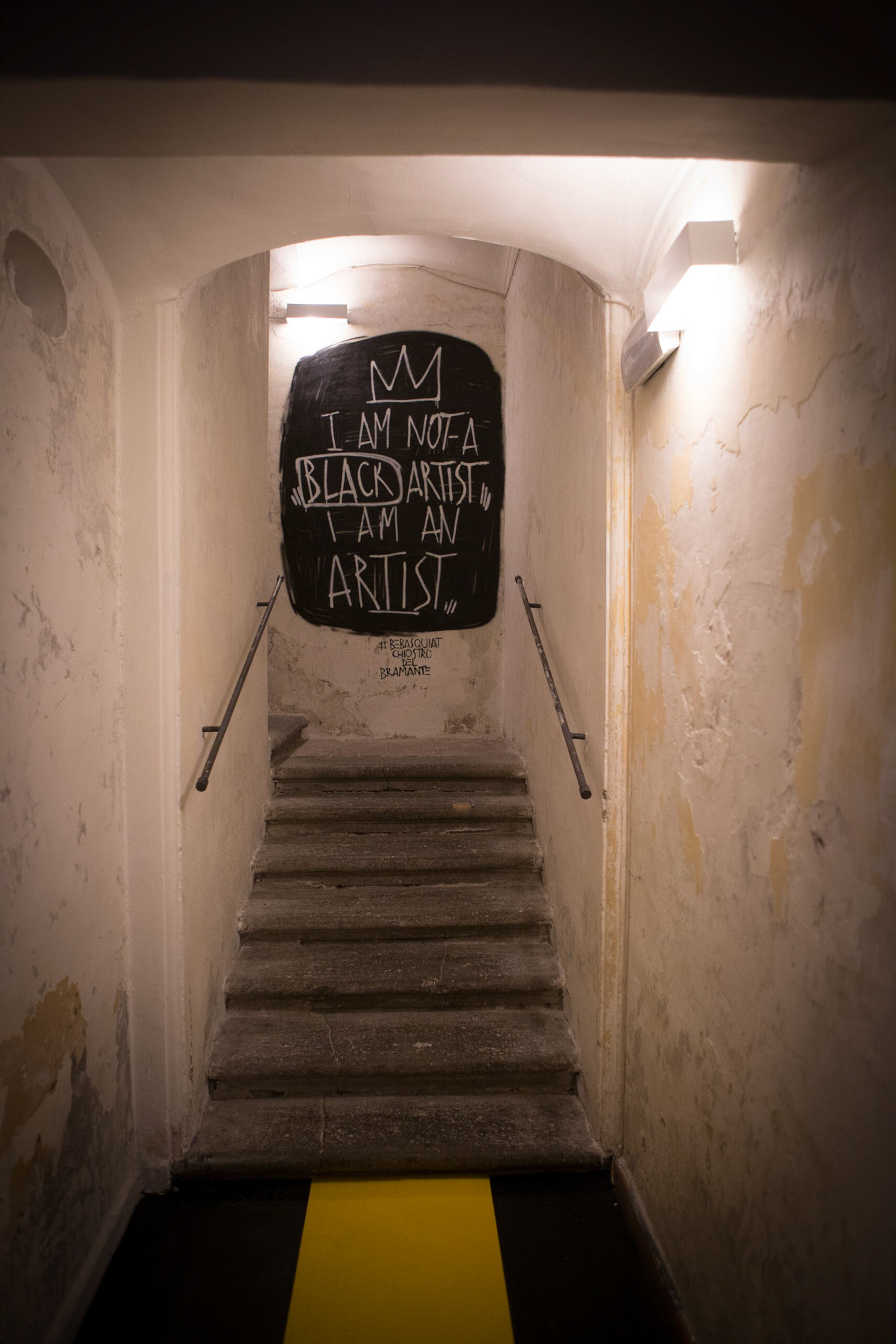 Mostra Basquiat, Chiostro del Bramante, © Giovanni De Angelis 2017