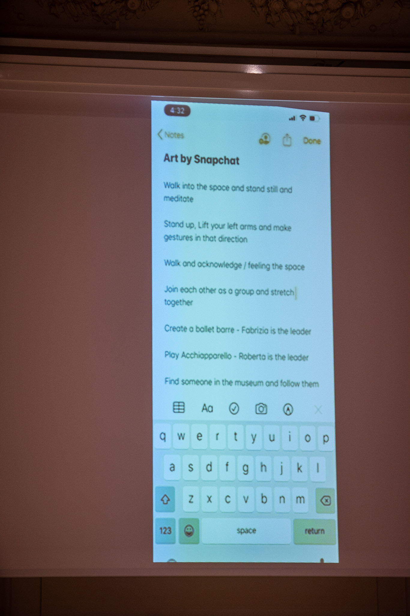 Performance "Art By Snapchat" al Palazzo delle Esposizioni