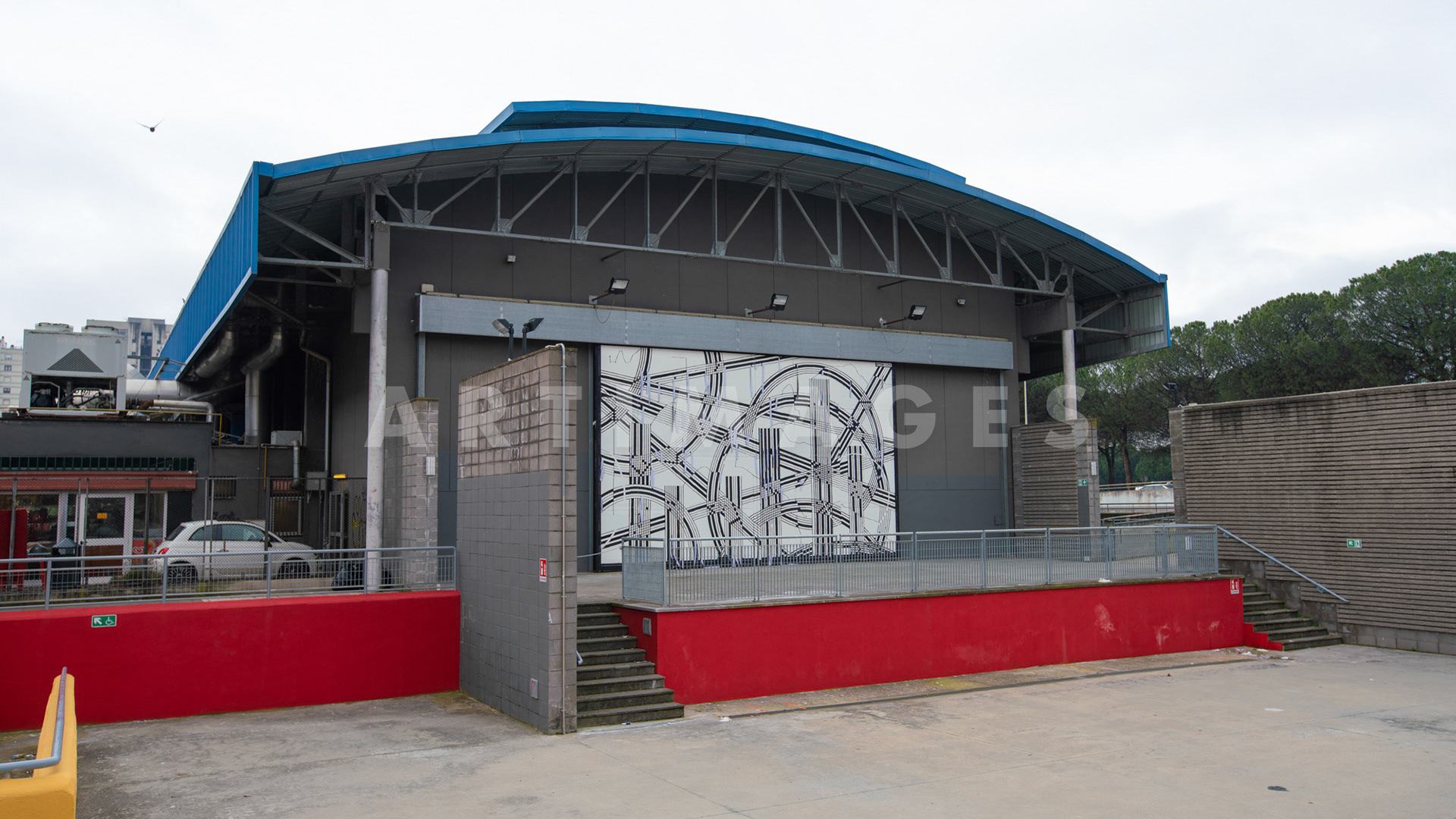 Sten e Lex, opera portone Teatro Tor Bella Monaca Roma, © Giovanni De Angelis 2021