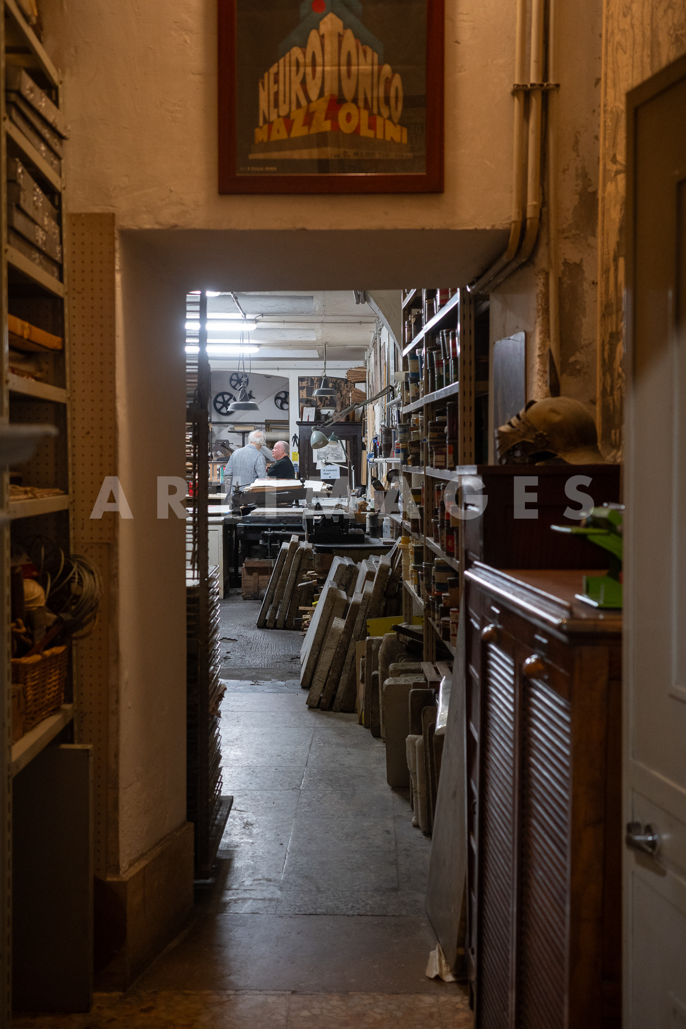 Louise Fratino exhibition at Litografia Bulla, Rome 6th October 2023