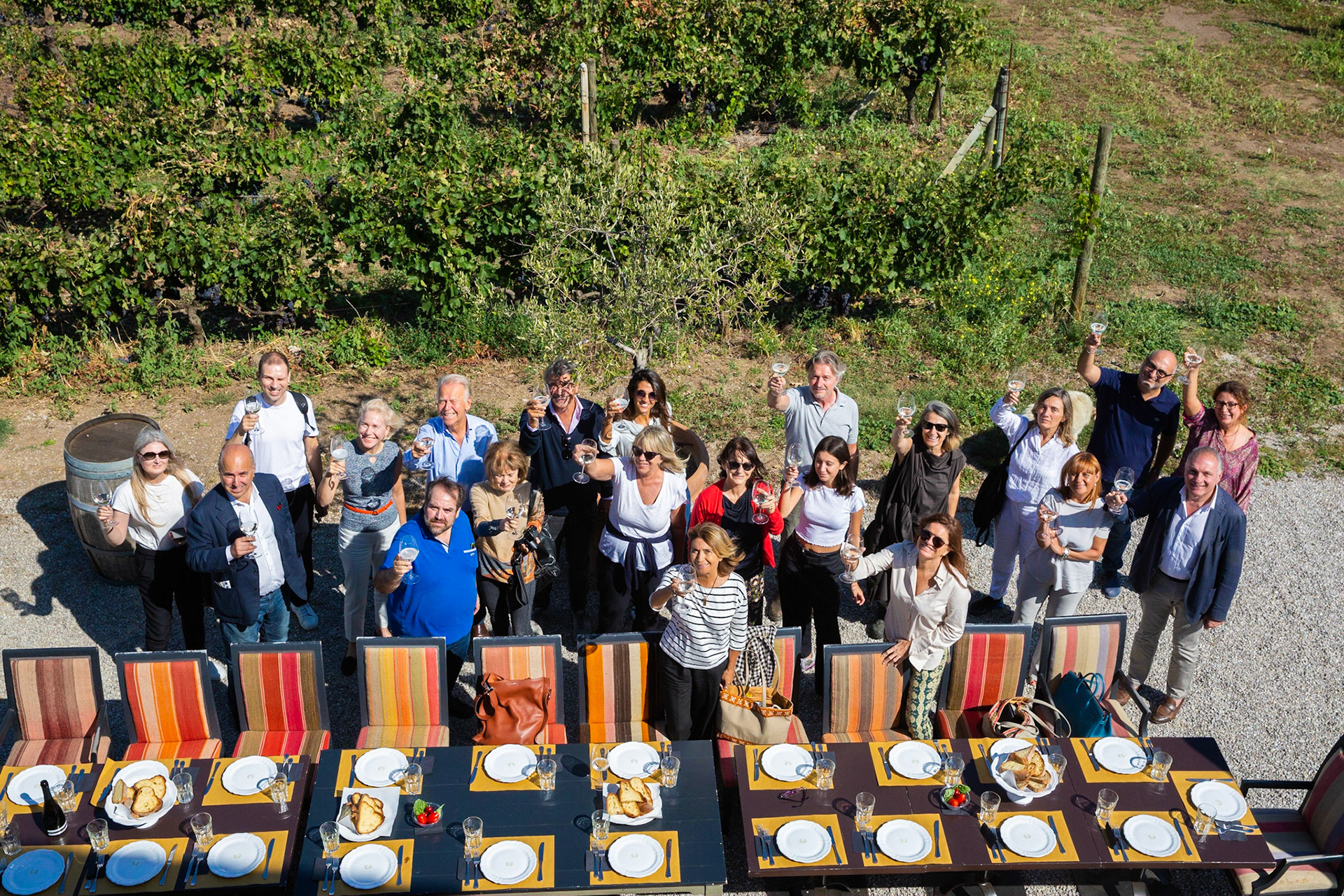 Ospiti in Visita presso la Tenuta Le Querce © Giovanni De Angelis