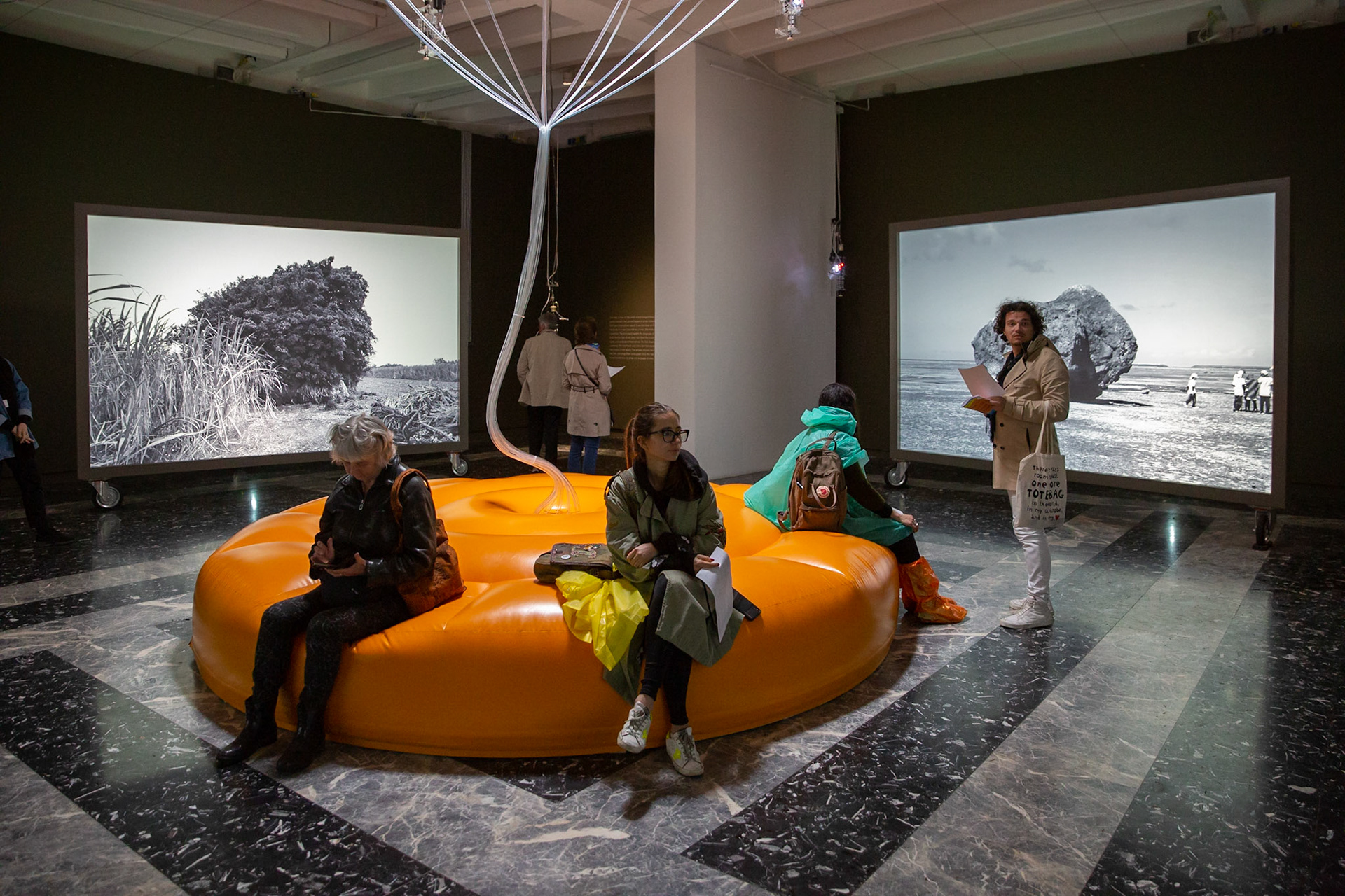 Japan Pavilion - Cosmo-Eggs - Commissioner: The Japan Foundation. Curator: Hiroyuki Hattori. Exhibitors: Motoyuki Shitamichi, Taro Yasuno, Toshiaki Ishikura, Fuminori Nousaku.