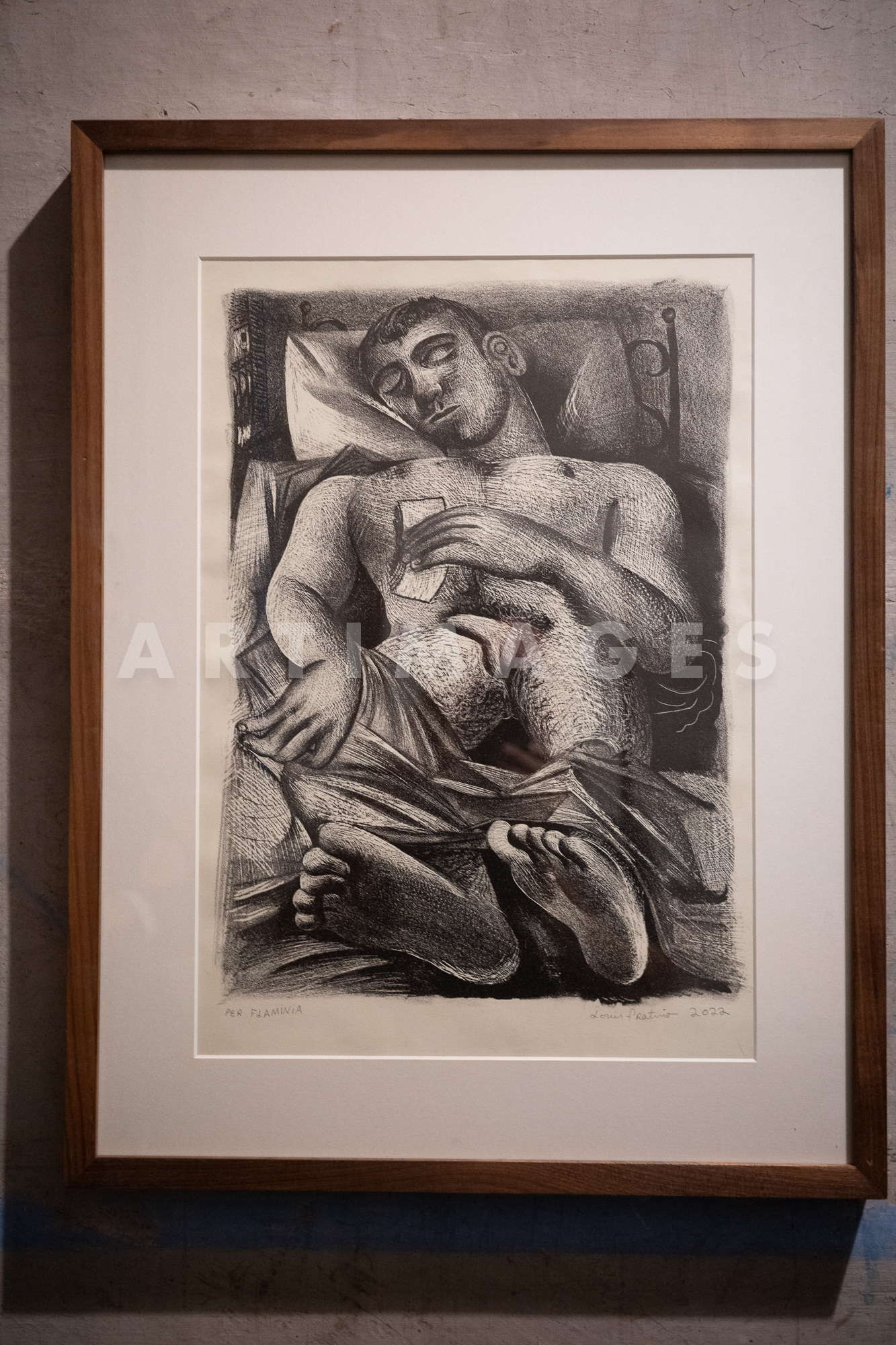 Louise Fratino exhibition at Litografia Bulla, Rome 6th October 2023