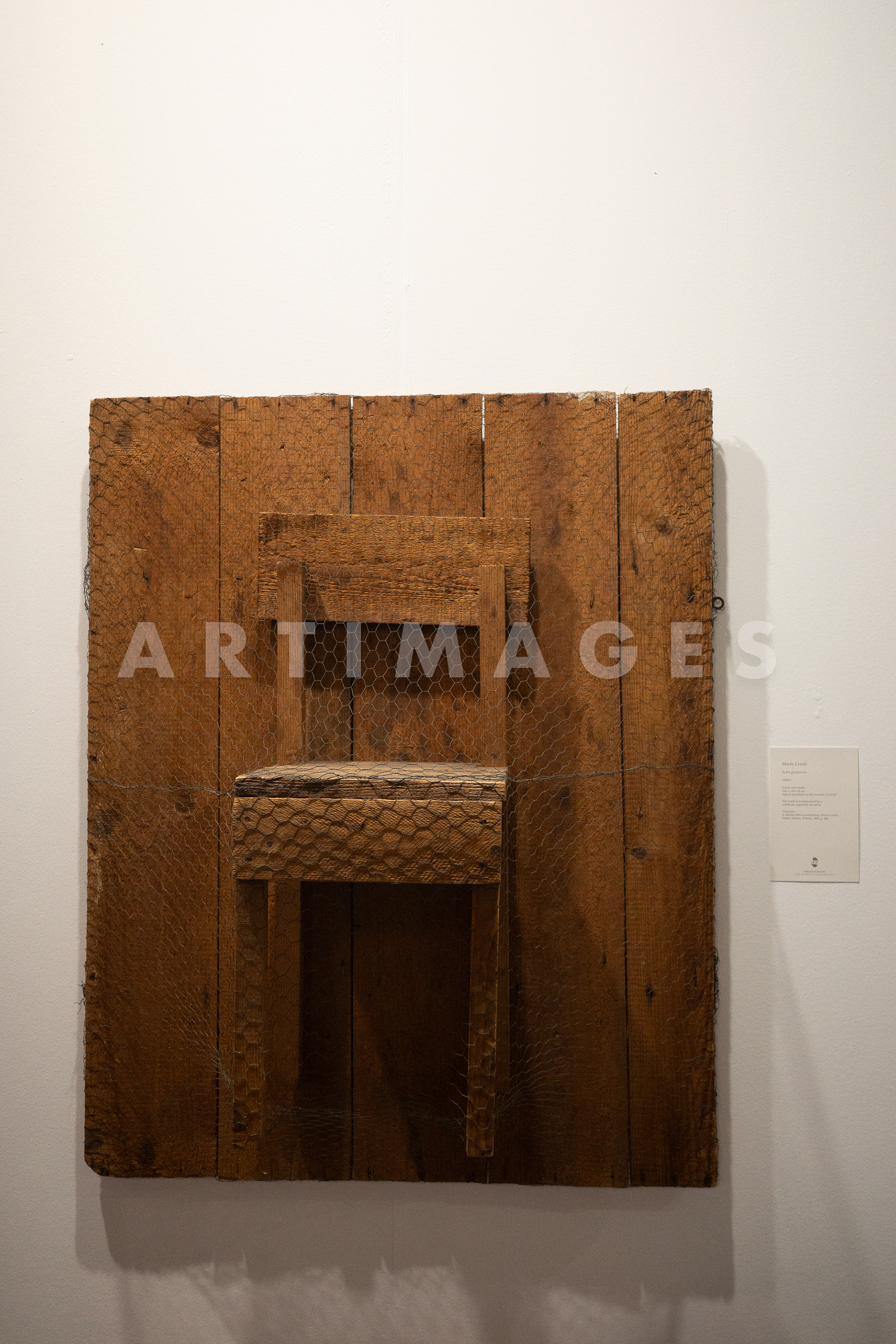 Mario Ceroli - Sedia gratatoria