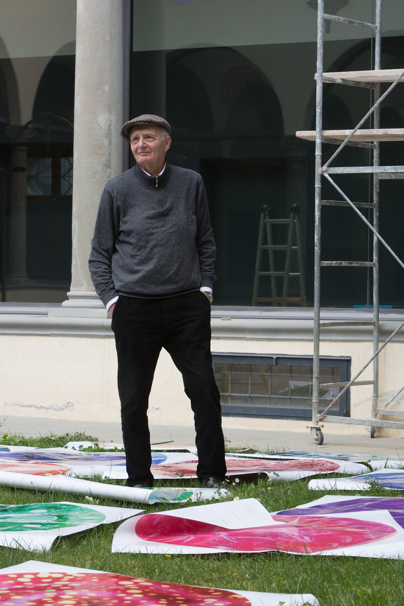 artista Paolo Masi, allestimento mostra al Museo 900 di Firenze, © Giovanni De Angelis