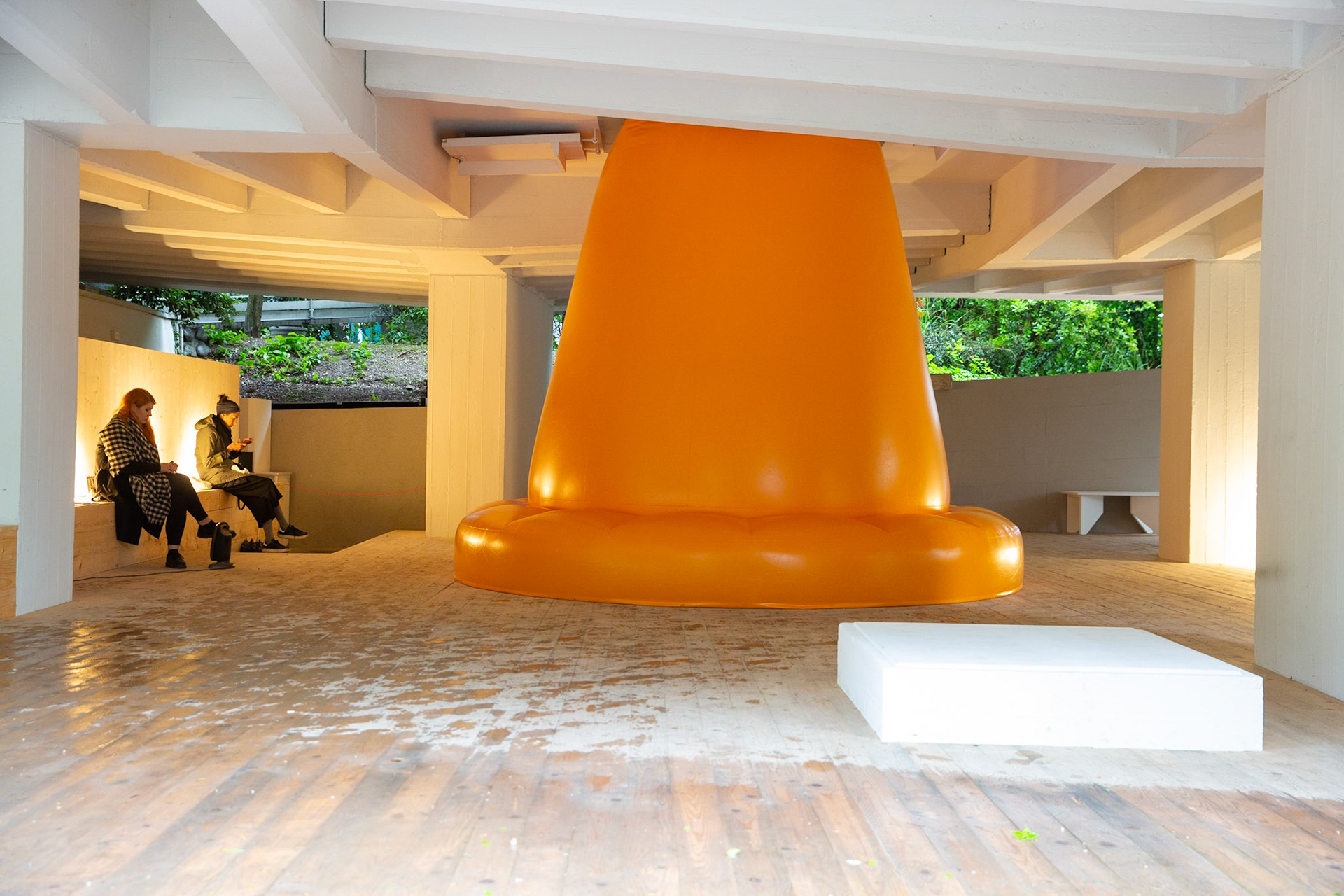 Japan Pavilion - Cosmo-Eggs - Commissioner: The Japan Foundation. Curator: Hiroyuki Hattori. Exhibitors: Motoyuki Shitamichi, Taro Yasuno, Toshiaki Ishikura, Fuminori Nousaku.