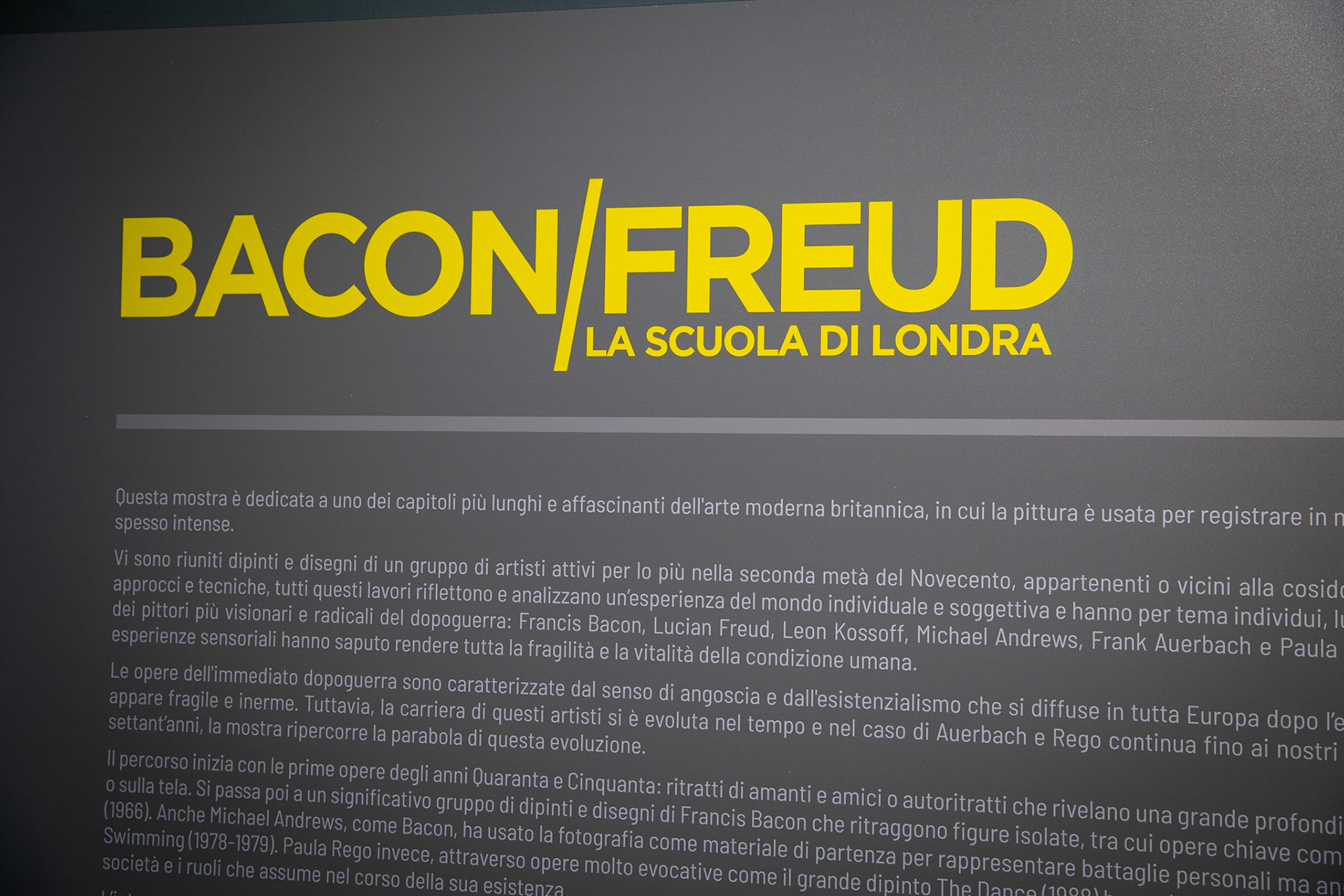 Bacon & Freud, Chiostro Bramante - photo: Giovanni De Angelis